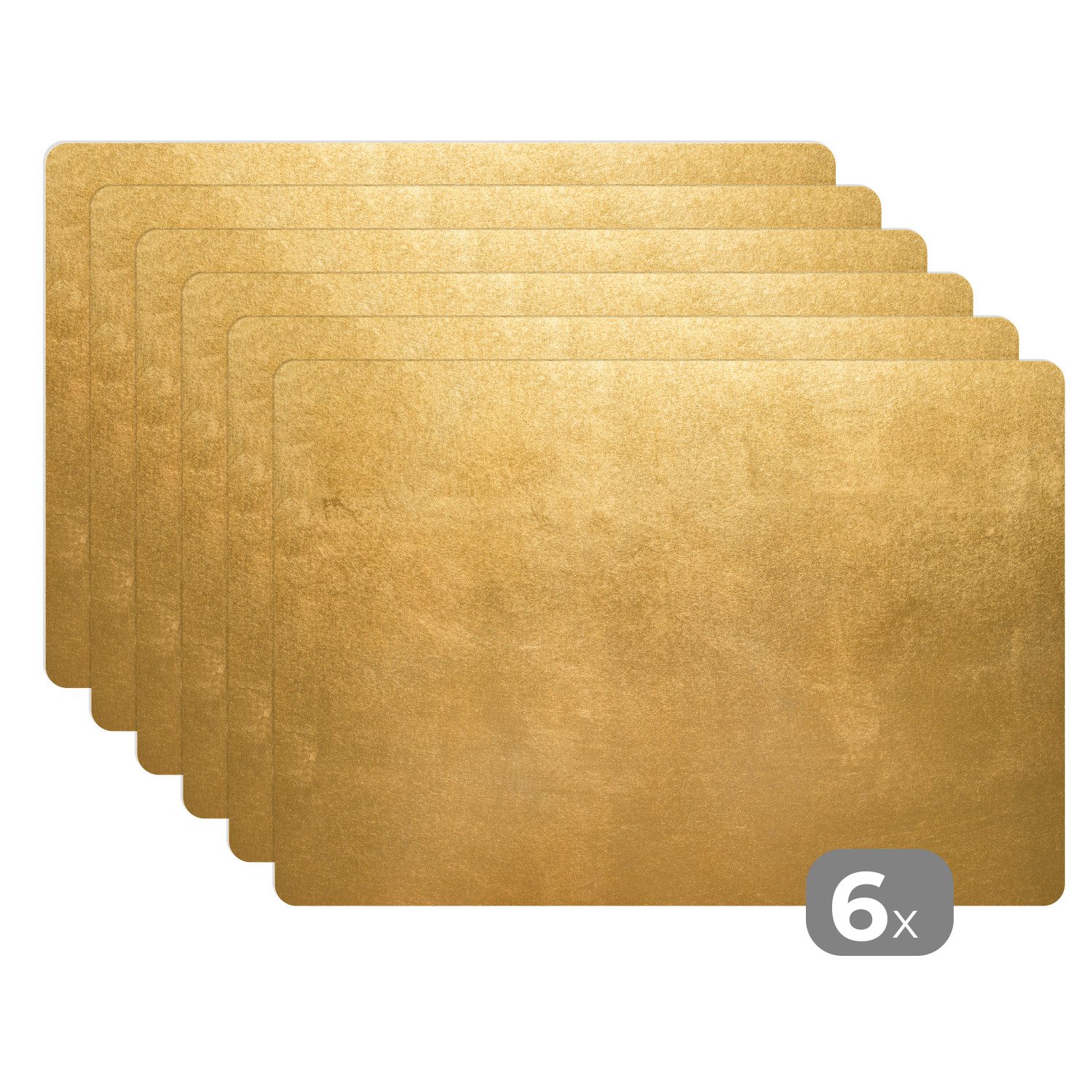 MuchoWow Platzset Gold - Luxus - Abstrakt, (6-St), Platzsets, Tischset, Abw günstig online kaufen