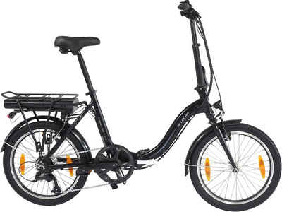 ALLEGRO E-Bike Compact SUV 7 374, 7 Gang microSHIFT, Kettenschaltung, Heckmotor, 374 Wh Akku
