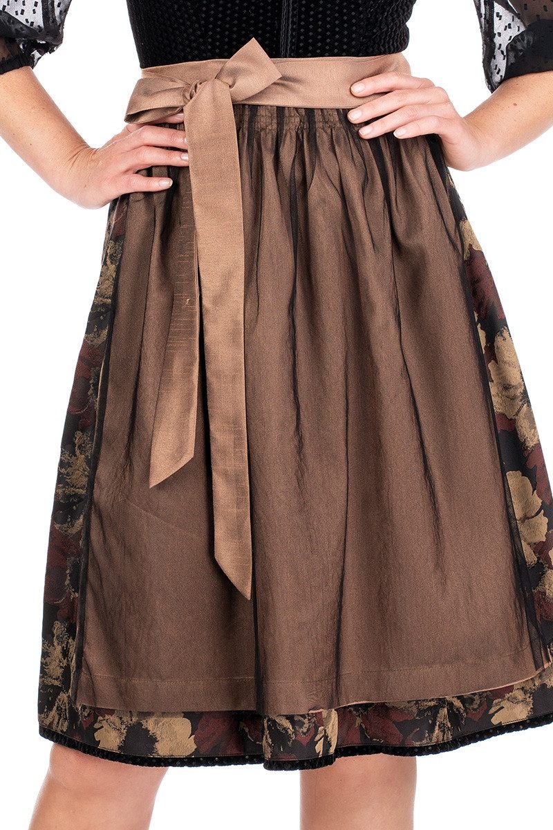 Spieth & Wensky Dirndl Samt Dirndl 2tlg. - GALATEA - schwarz