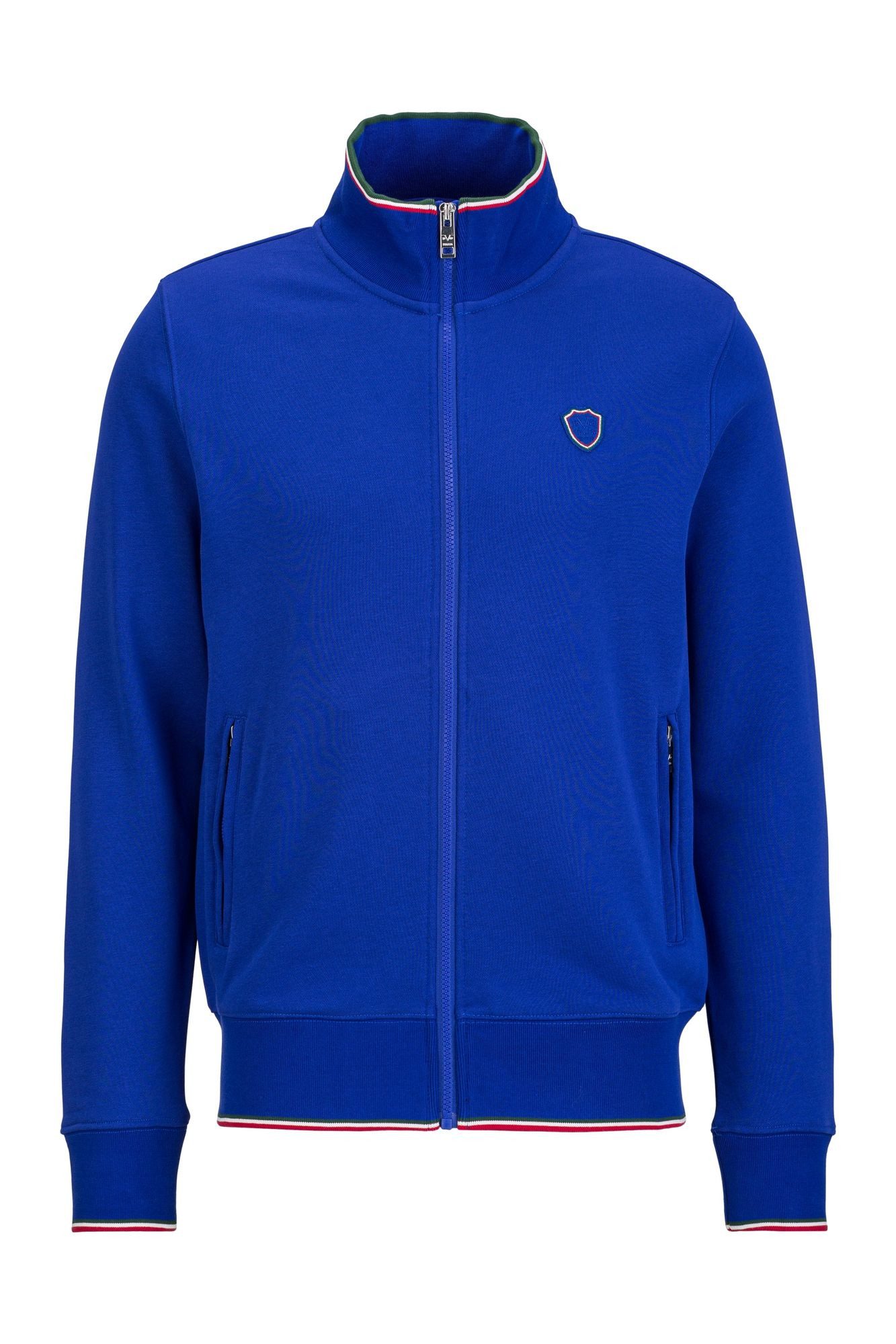 19V69 ITALIA Sweater ZAAN Herren-Trainingsjacke mit dezentem Logo und italienischen
