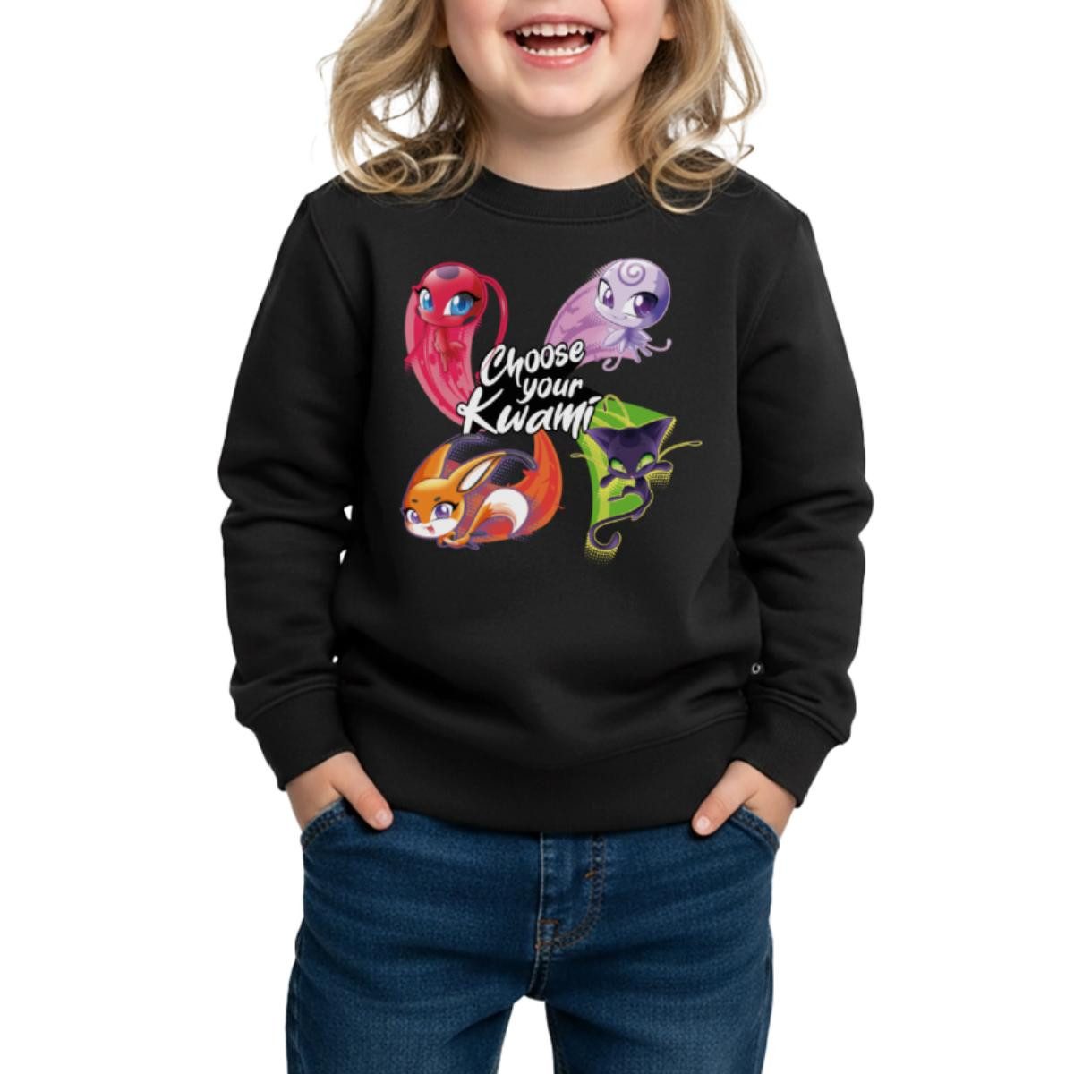 Sweatshirt Miraculous Choose Your Kwami Kinder Premium Pullover