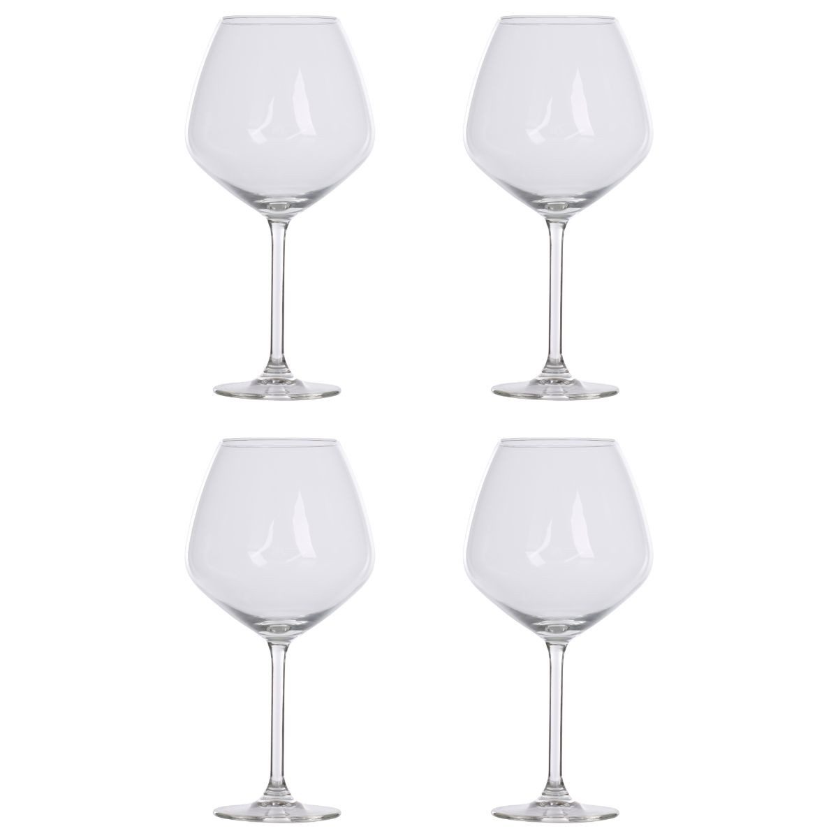 Alpina Cocktailglas alpina Gin Tonic Gläser Set 4 Stück – Große Gin Gläser 730ml, Glas