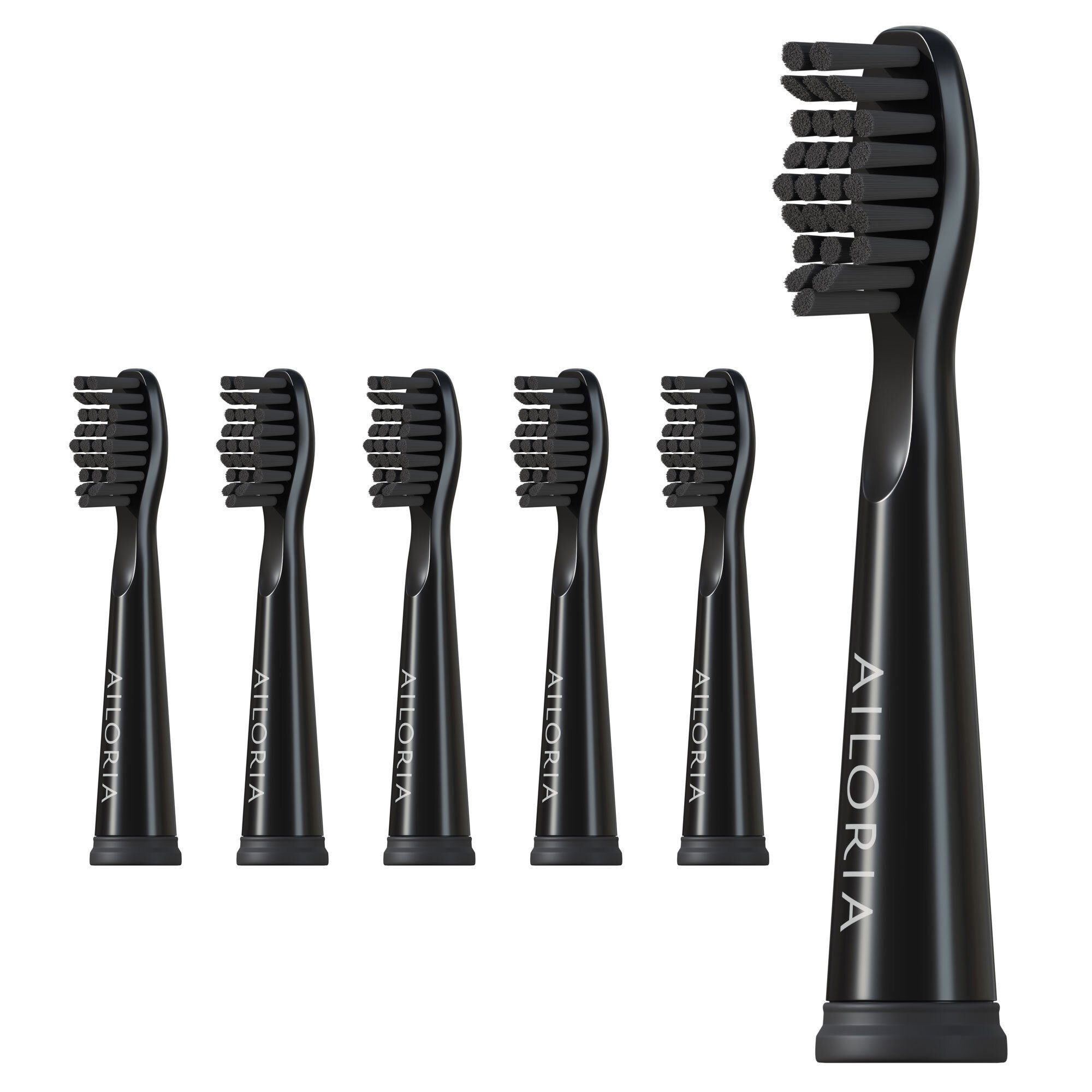 AILORIA Aufsteckbürsten FLASH TRAVEL Ersatzbürstenköpfe 6er Set, 6er Set