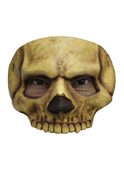 Metamorph Verkleidungsmaske Skully Augenmaske, Einfache und effektvolle Latexmaske für die obere Gesichtshälfte