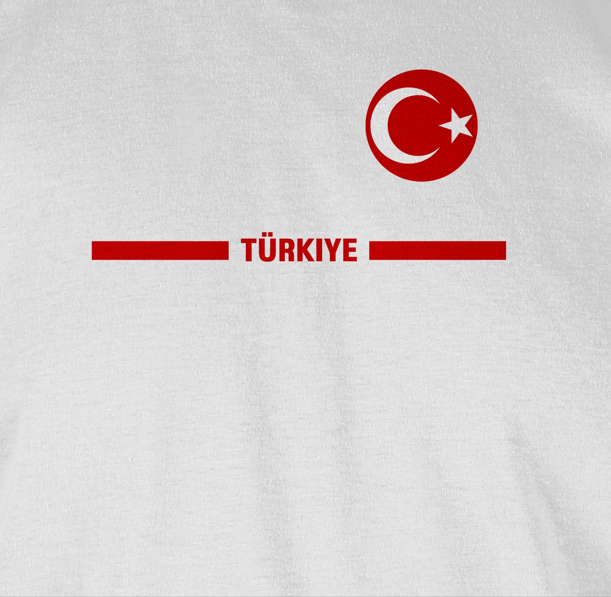 Shirtracer T-Shirt Türkei Trikot Wappen, Türkiye mit Stolz, Türkisches Fan-Motiv 2026 Fussball WM Fanartikel