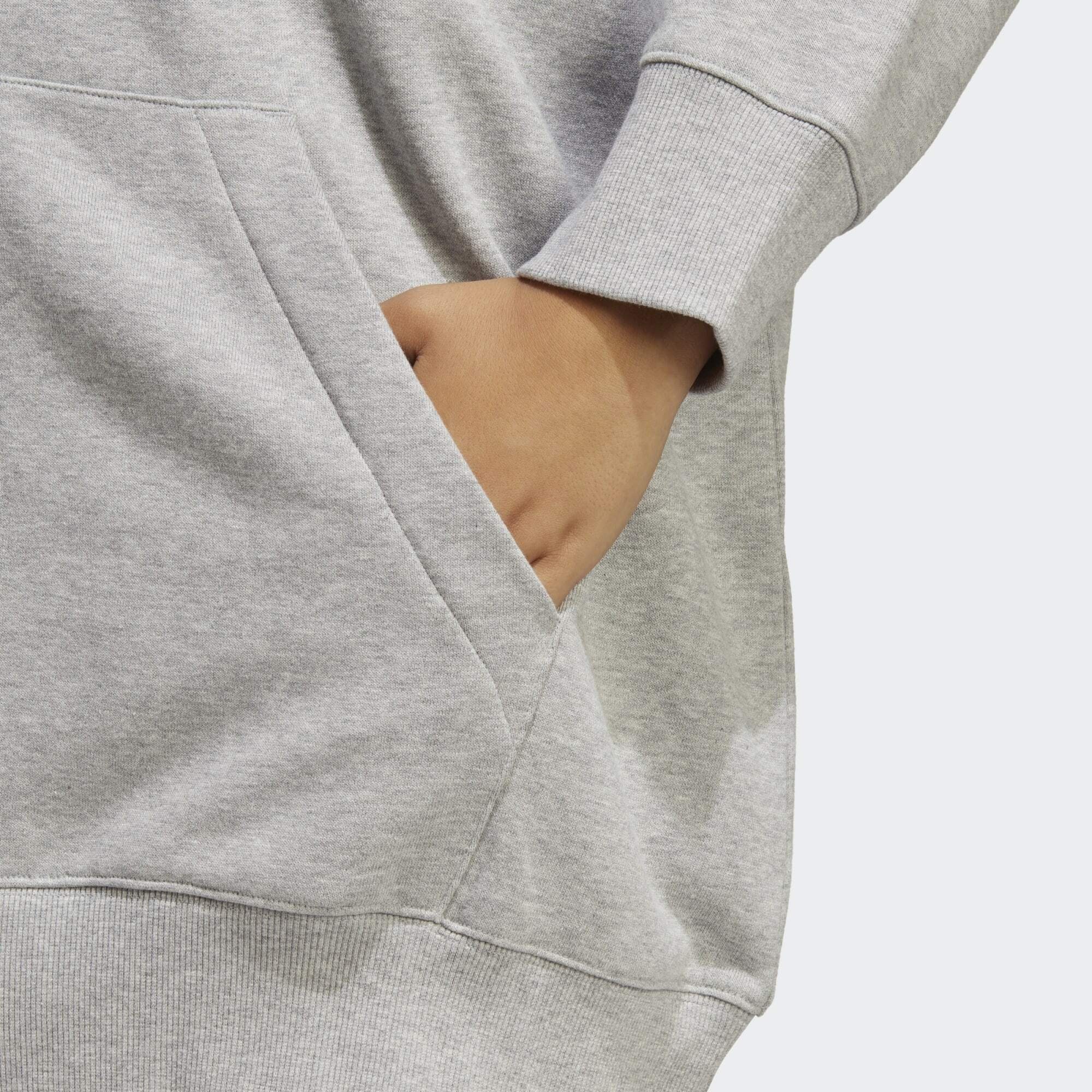 Heather Hoodie Grey Medium Sportswear adidas White /