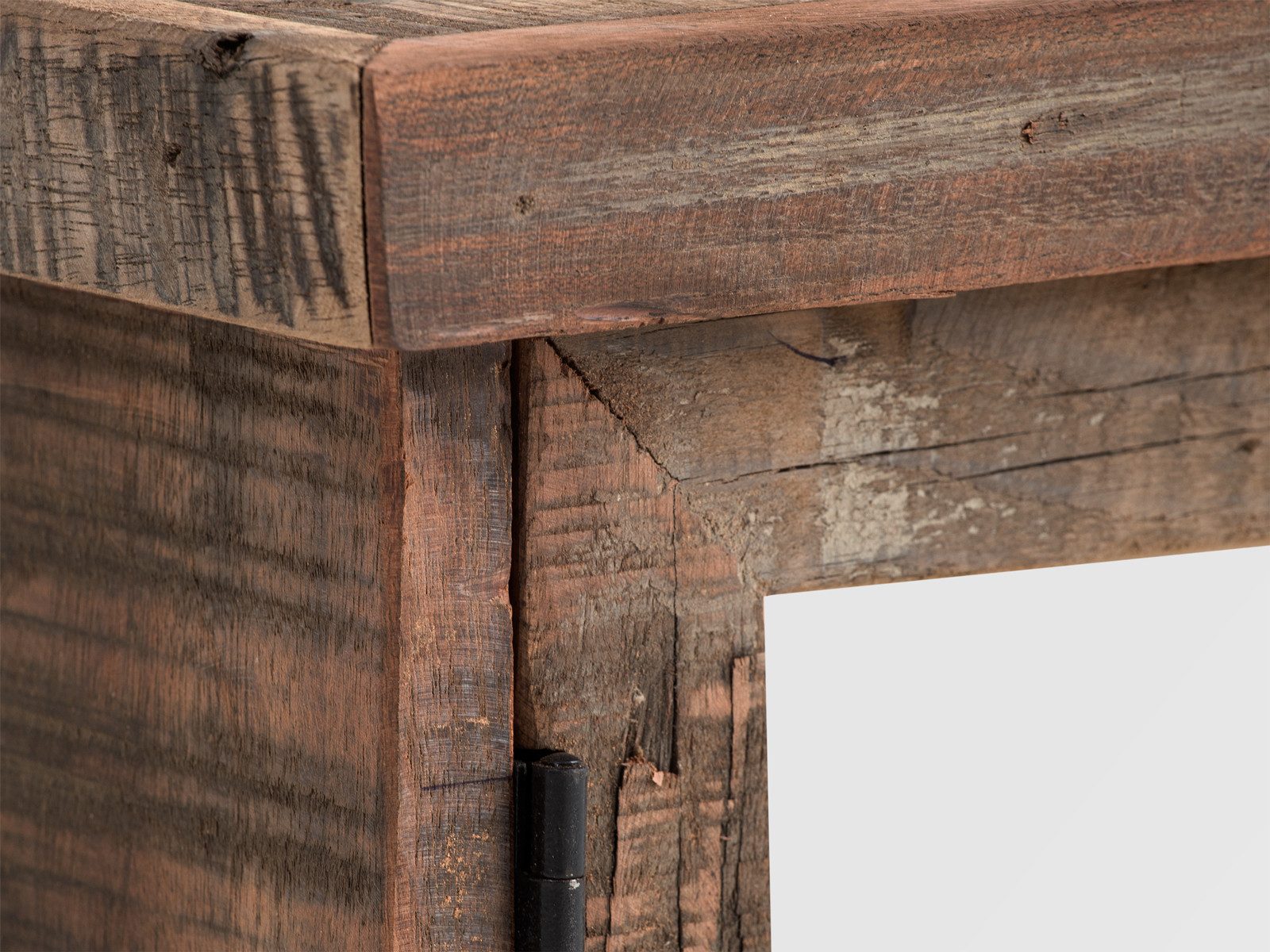 massivum Badezimmerspiegelschrank Sumatra, Chalet Style Altholz rustikal