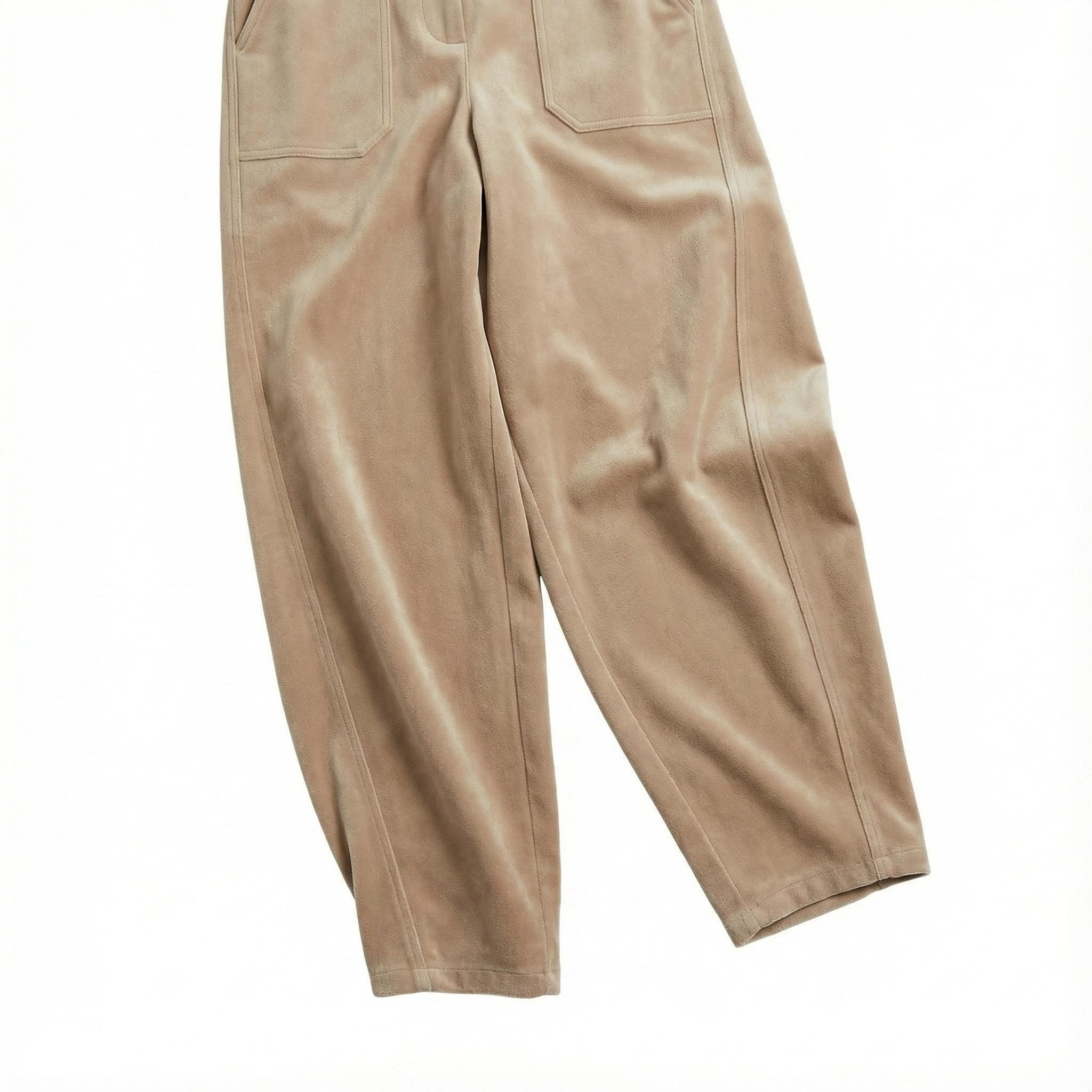 May Gem Schlupfhose Damen Velourshose im Balloon-Stil