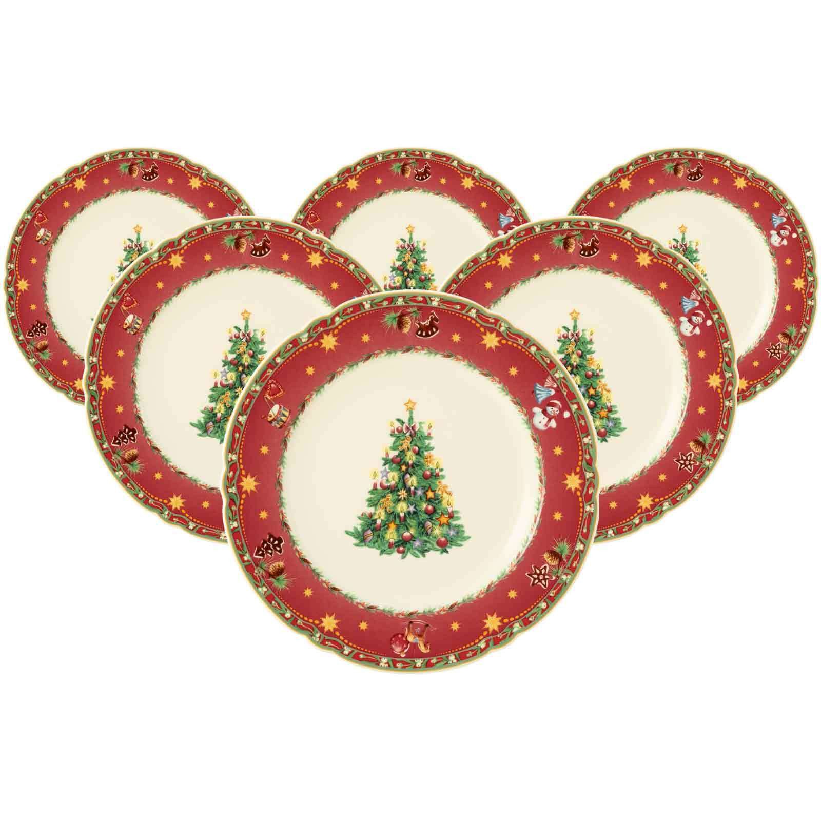 Seltmann Weiden Speiseteller Marieluise Weihnachtsnostalgie Speiseteller, (6 St)