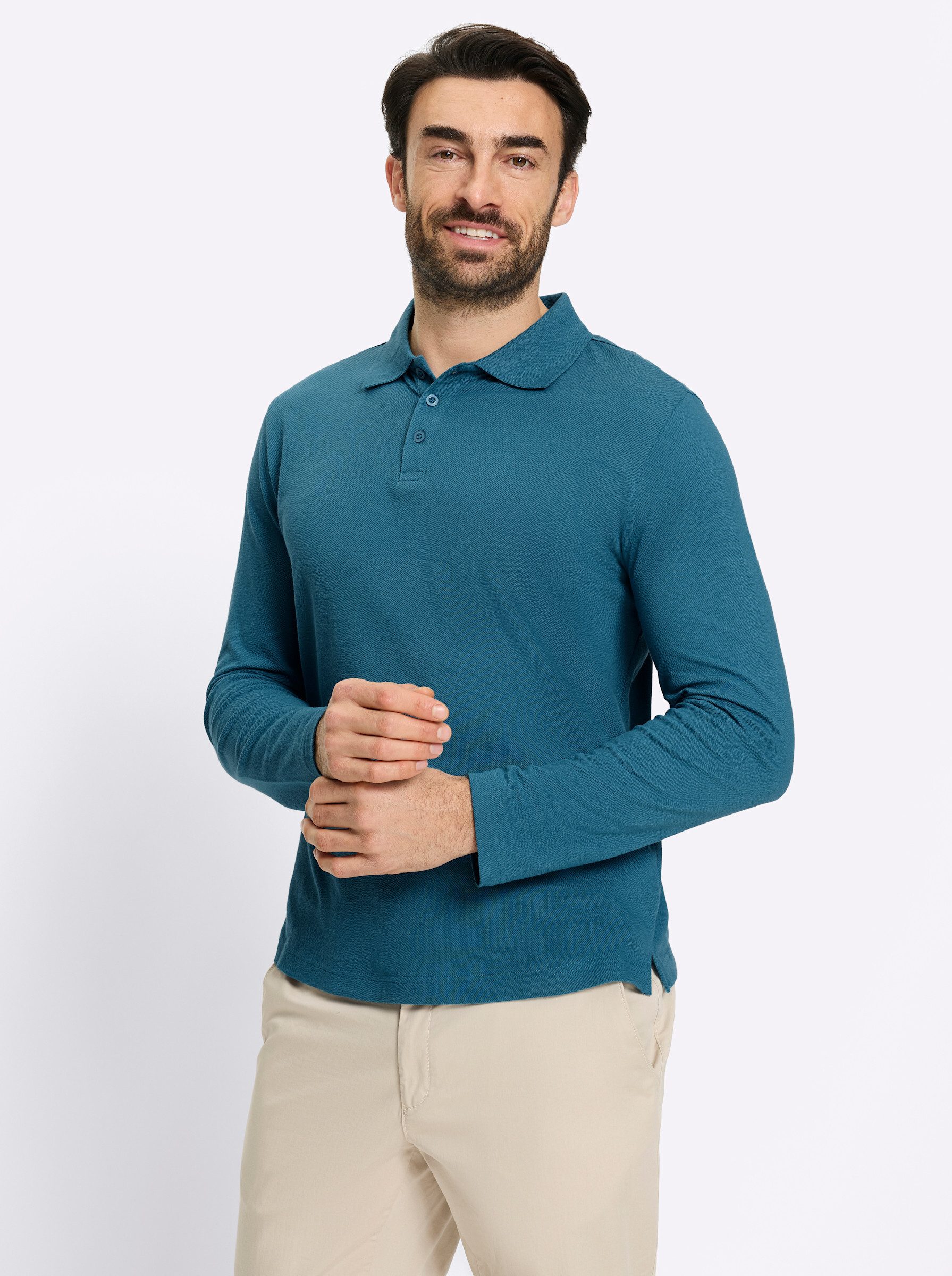 T-Shirt Langarm-Poloshirt Langarm