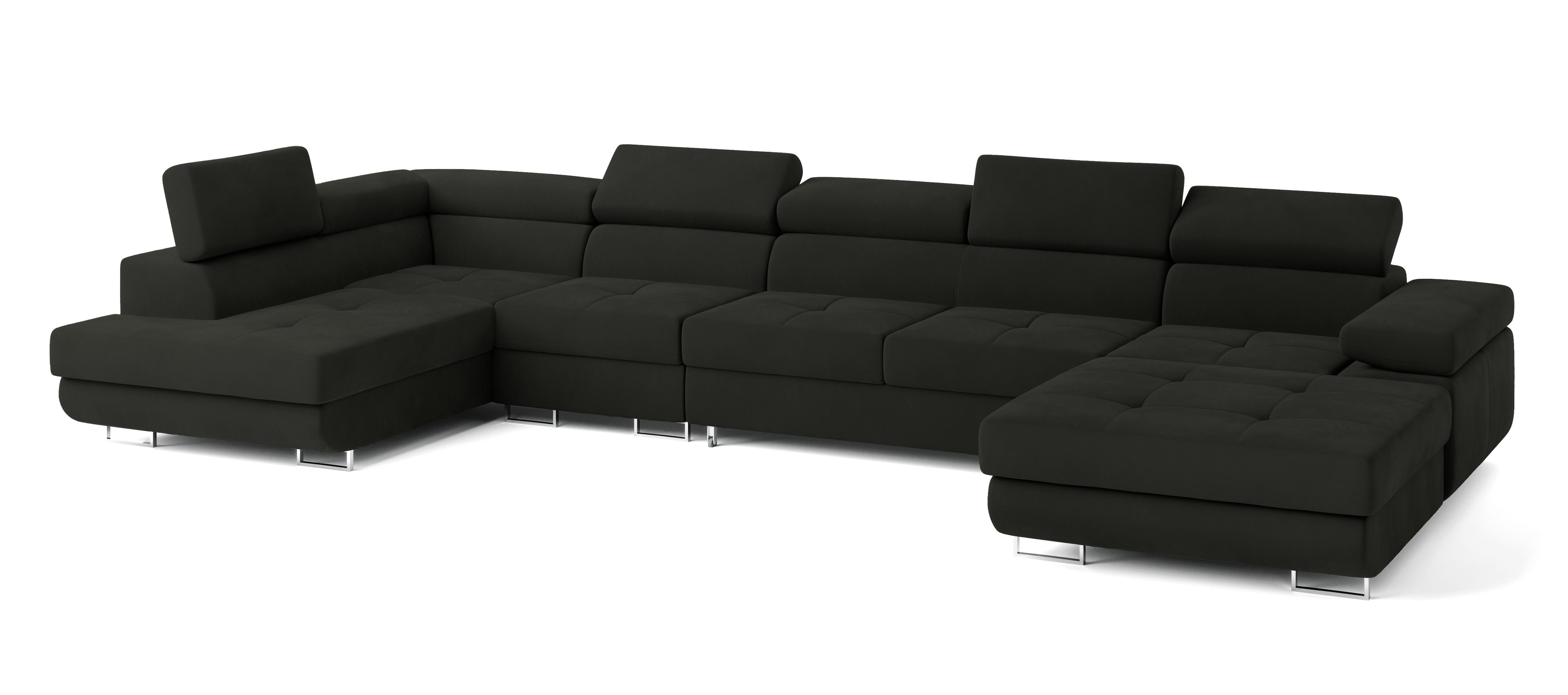 Masseno Ecksofa VELORA mit Schlaffunktion U-Form, günstig online kaufen