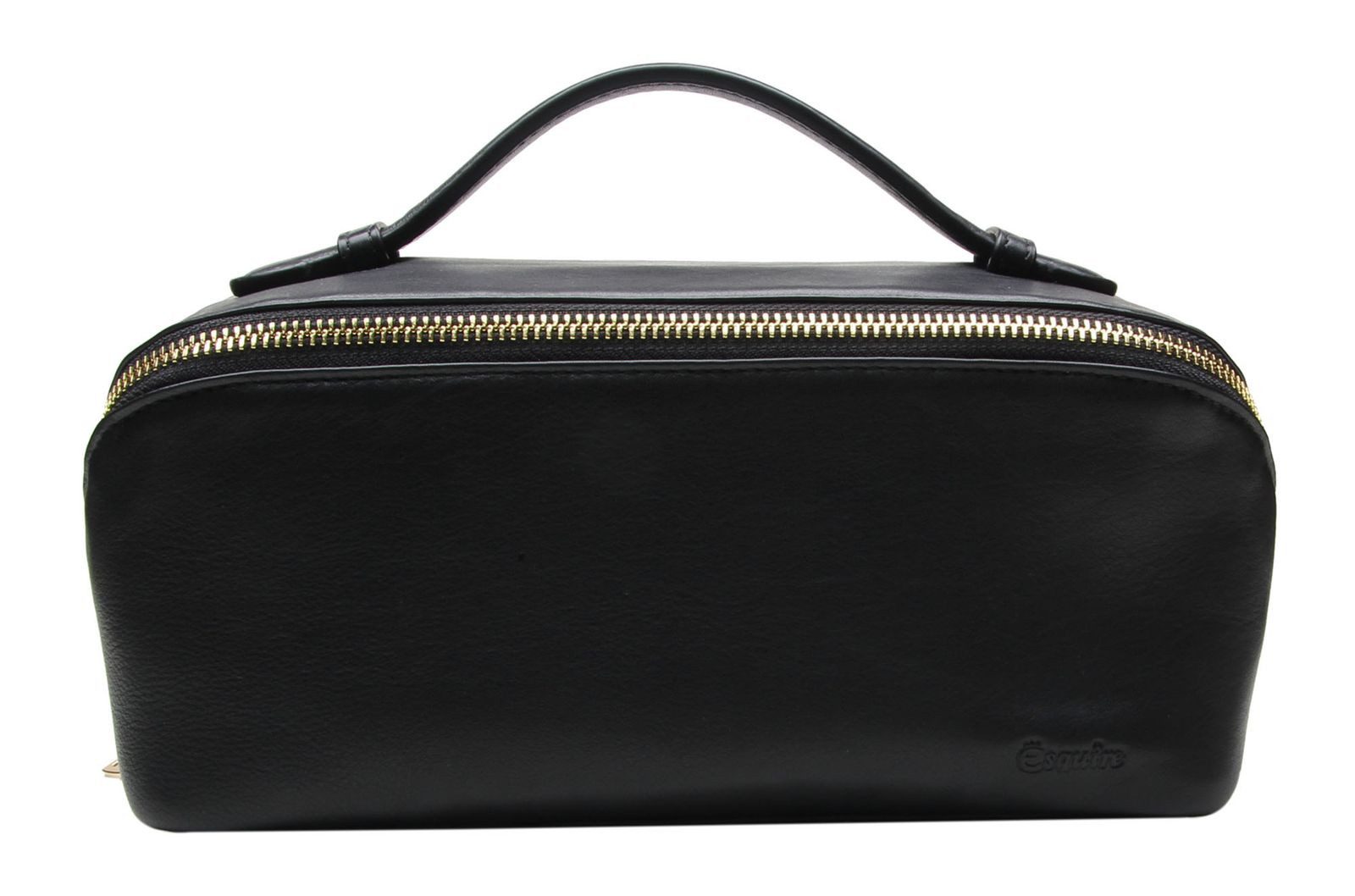 Esquire Kulturbeutel Toiletry Bag, aus echtem Rindsleder
