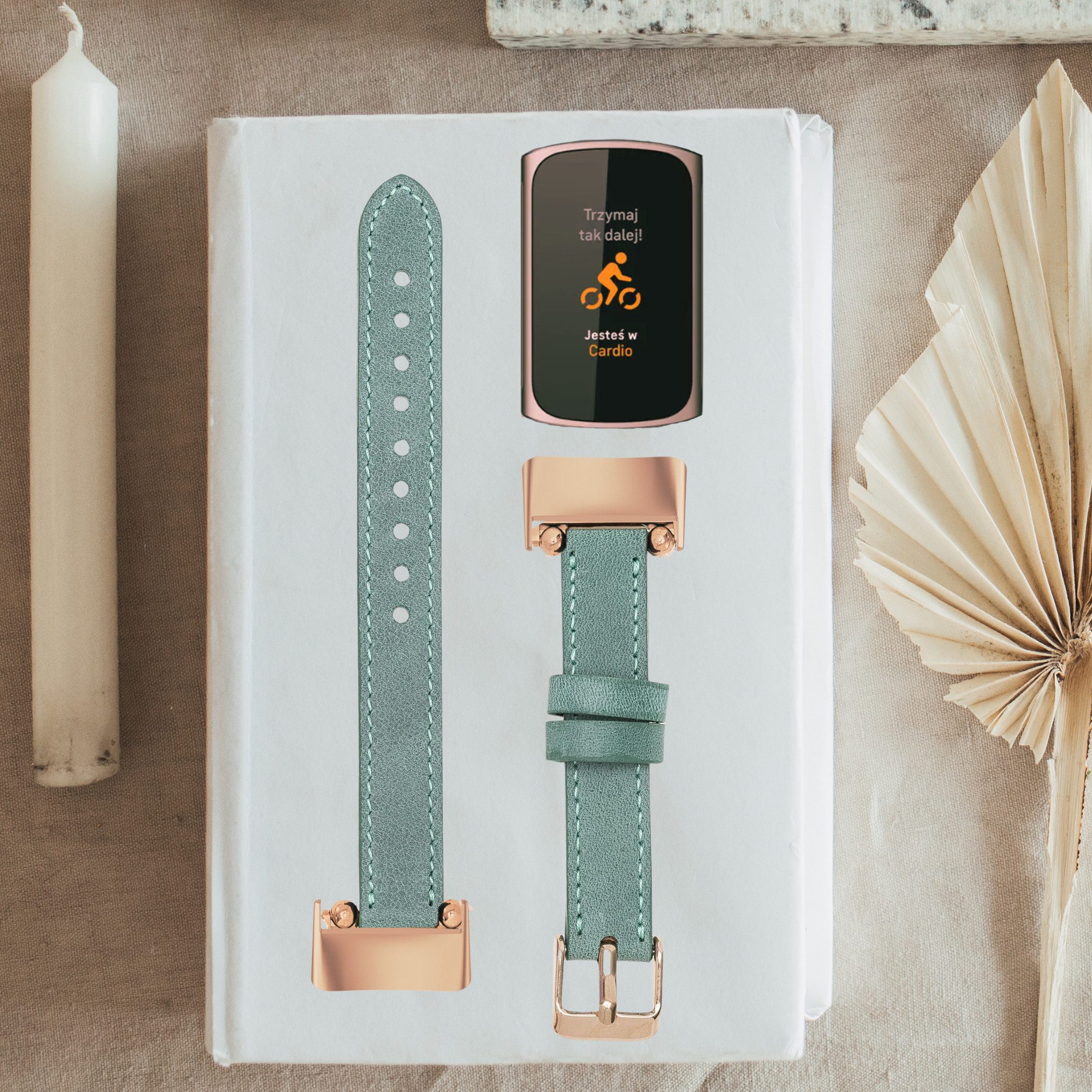 Uhrenarmband Fitbit Charge 5 6 Leder Smart Uhrenarmband
