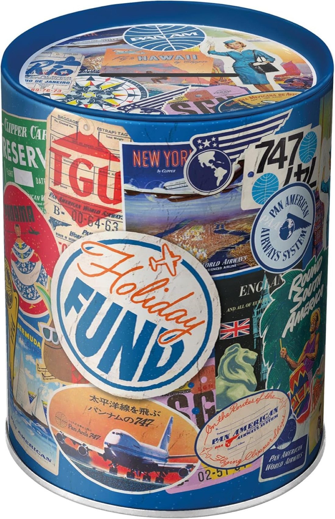 Nostalgic-Art Spardose Spardose - Pan Am – Holiday Fund Collage