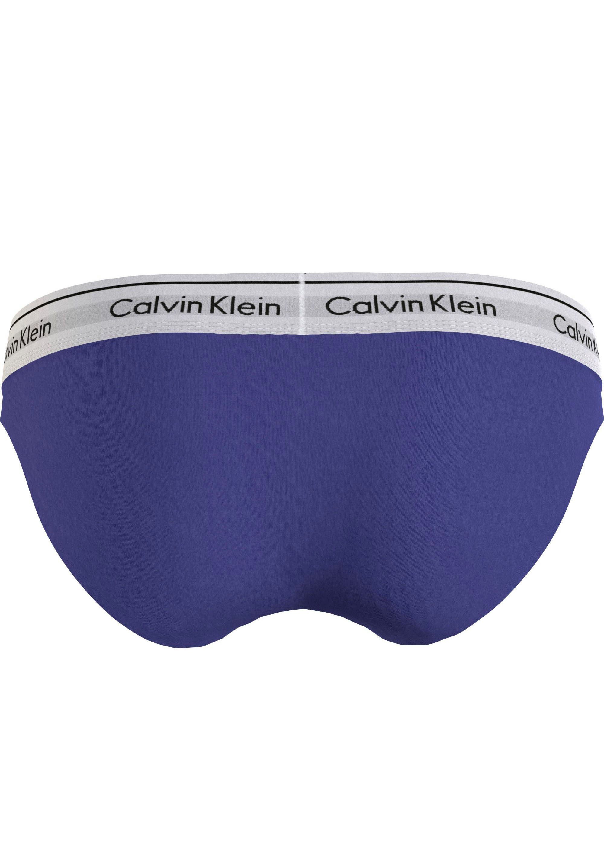 BIKINI klassischem Underwear Calvin Bikinislip Klein blau mit Logo