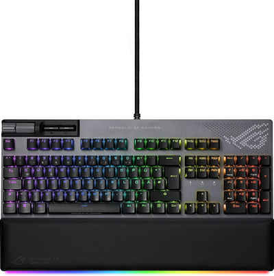 Asus ROG Strix Flare II Animate mechanische Gaming Tastatur Gaming-Tastatur (Gamer, Zocker, RGB, Mechanisch, inkl. G903 Gaming Maus, Tastatur, ASUS)