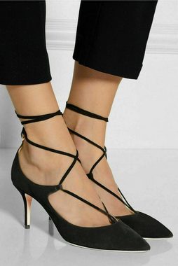 AQUAZURRA AQUAZZURA CHRISTY 75 PUMPS LACE-UP IT SHOES SCHUHE SANDALEN HIGH HEELS Pumps