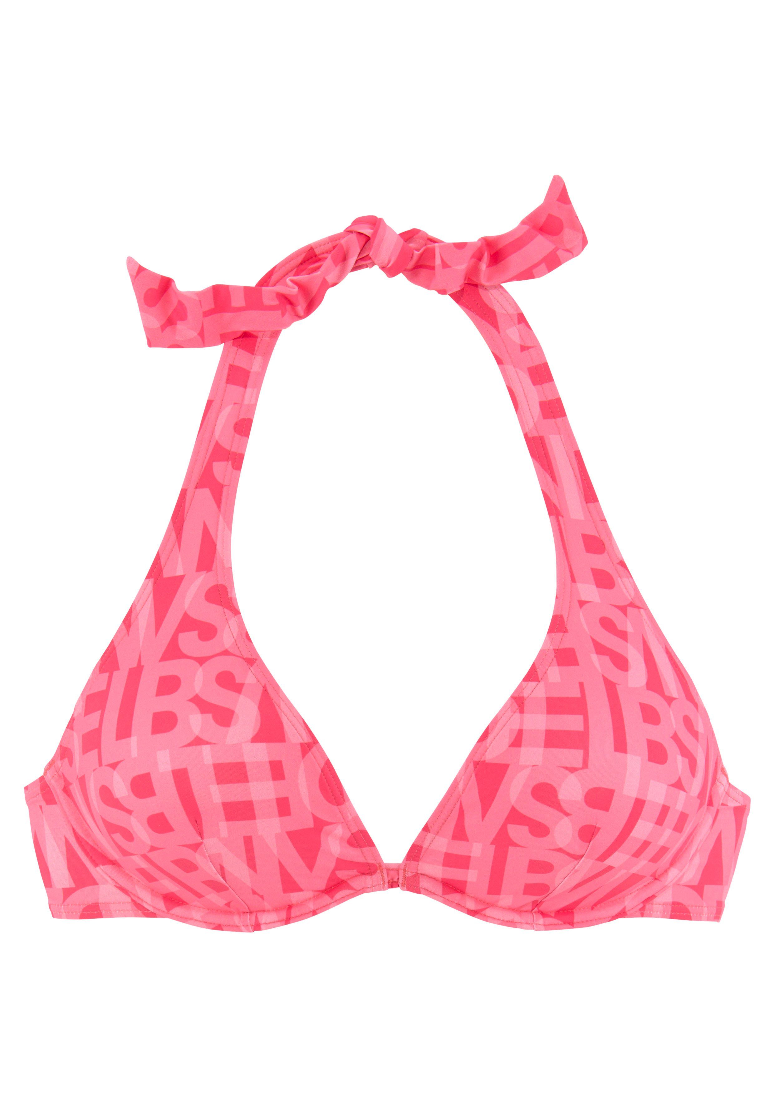 Elbsand Bügel-Bikini-Top Letra, mit tollem Wording günstig online kaufen