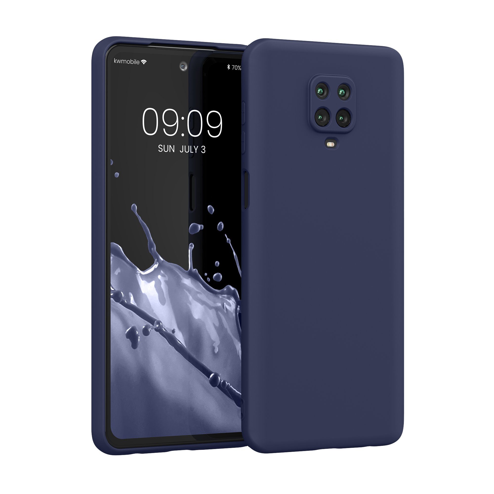 kwmobile Handyhülle Slim Case für Xiaomi Redmi Note 9S / 9 Pro / 9 Pro Max, Hülle Silikon Handy - Handyhülle gummiert