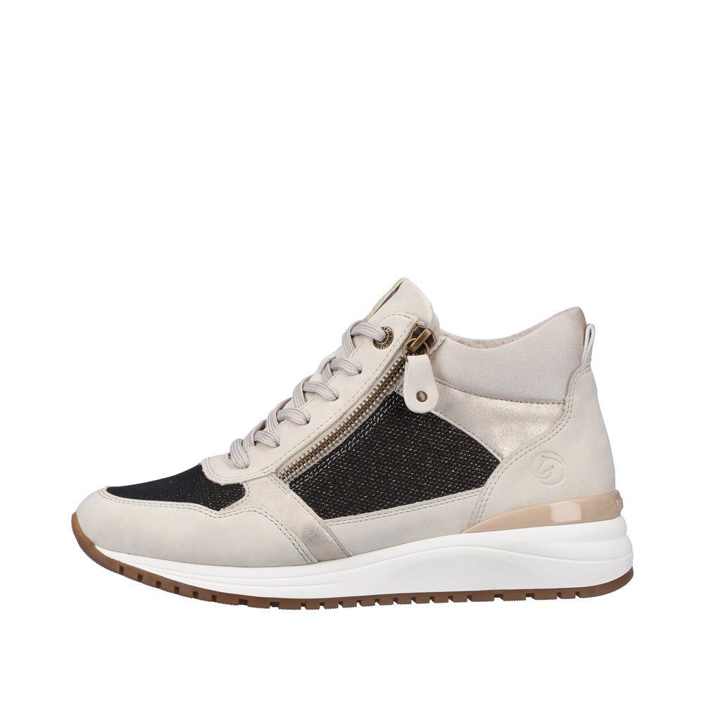 Remonte Damen High-top Sneaker R3771-61 beige kombi Sneaker