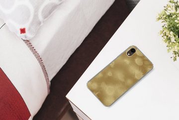 MuchoWow Handyhülle Gold - Farbe - Abstrakt, Handyhülle Apple iPhone XR, Smartphone-Bumper, Print, Handy