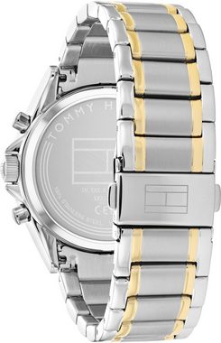 Tommy Hilfiger Multifunktionsuhr SPORT, 1782555, Quarzuhr, Armbanduhr, Damen, Datum, Glaskristalle, 12/24-Std.-Anzeige