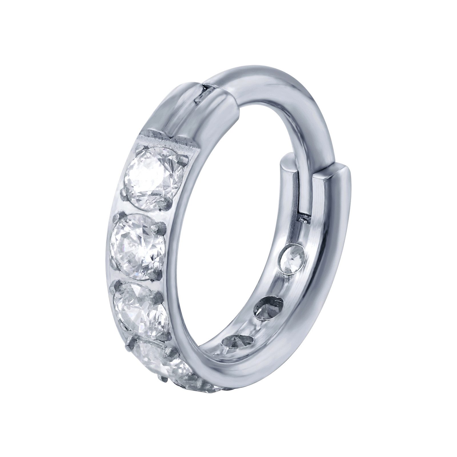 Karisma Schmuck Nasenpiercing Titan Hinged Nasenring Segmentring Charnier/C günstig online kaufen