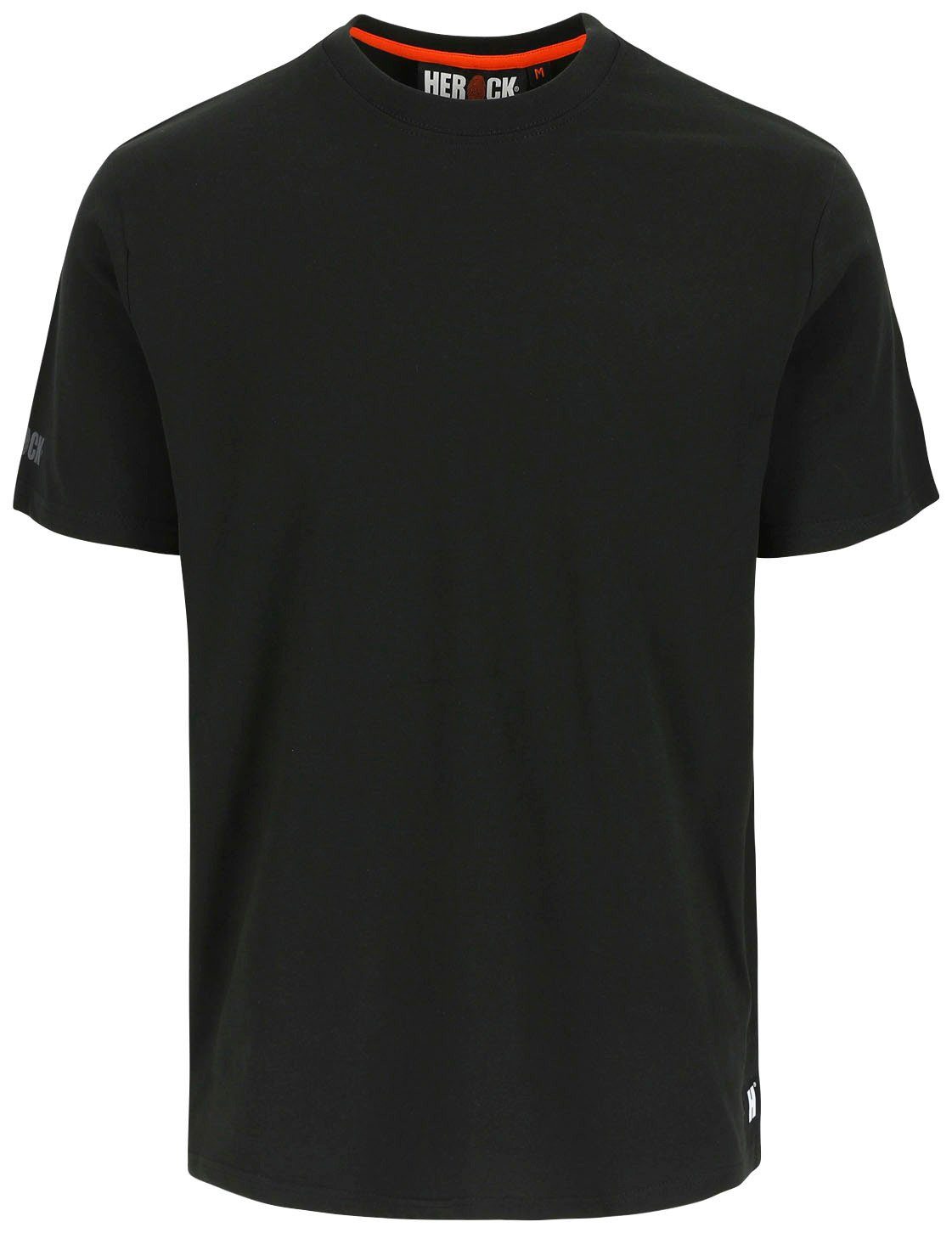 Rippstrickkragen Herock®-Aufdruck, Herock T-Shirt T-Shirt kurze kurze Ärmel Callius Rundhalsausschnitt, Ärmel,