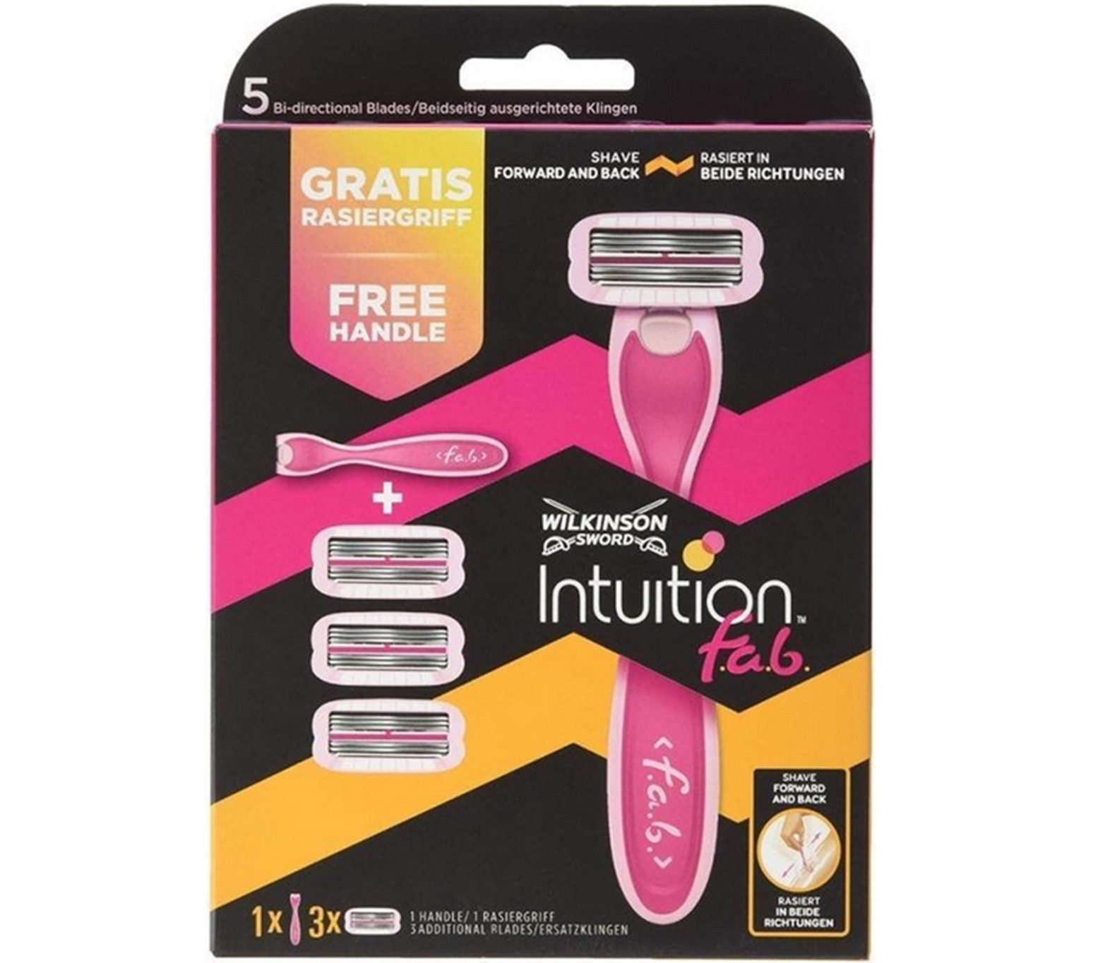 Wilkinson Лезвия для бритвы Intuition fab, 3-tlg.