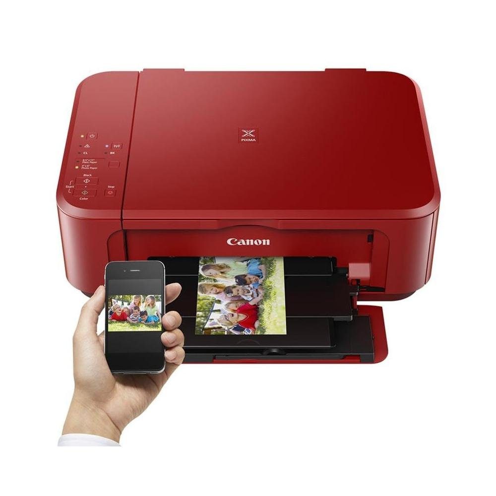 Canon PIXMA MG3650S Farbtintenstrahldrucker rot Multifunktionsdrucker