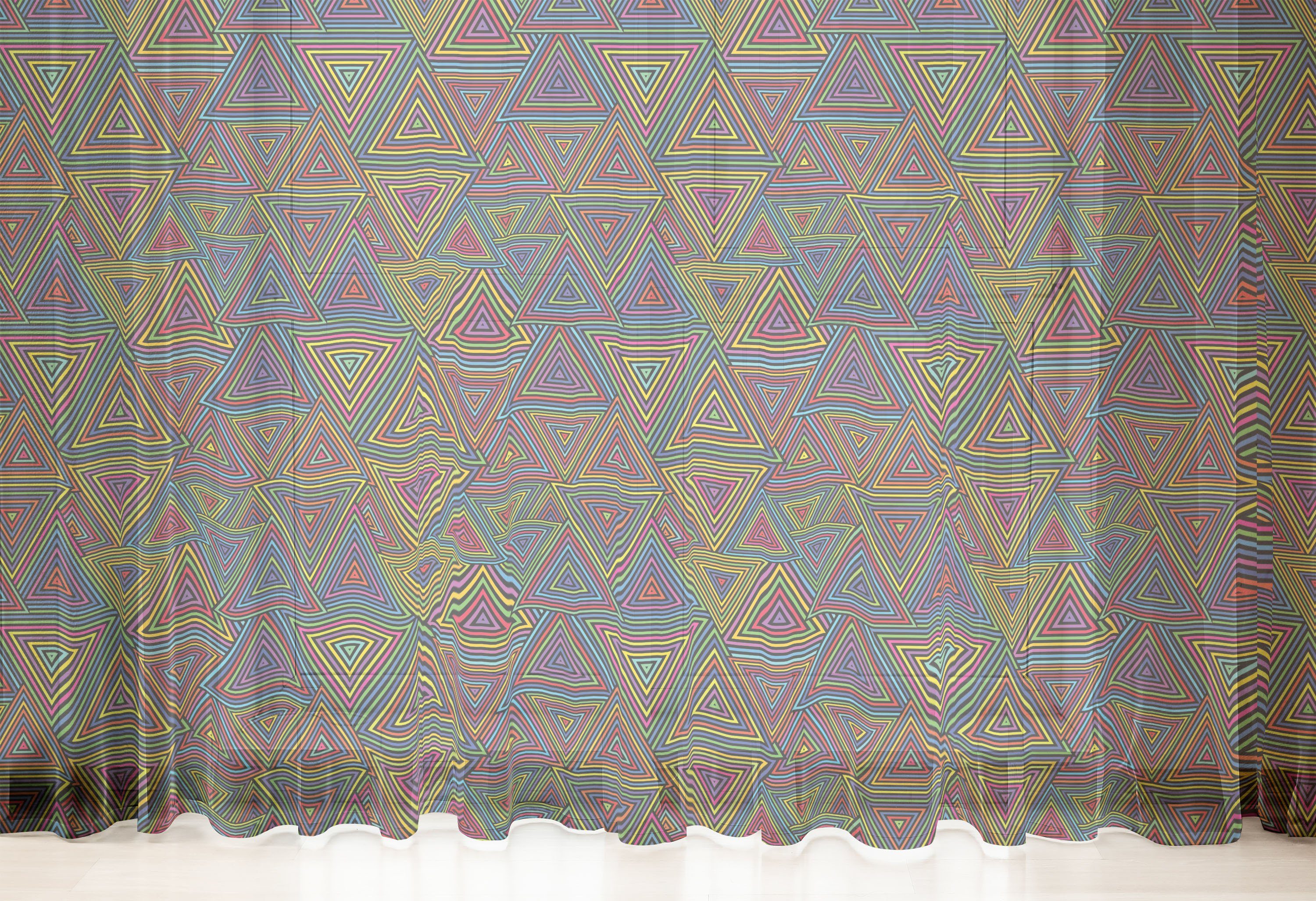 Regenbogen-Farben Panels, Drapierung für schiere Geometrisch 2 Party Design Abakuhaus, Hochzeit Gardine