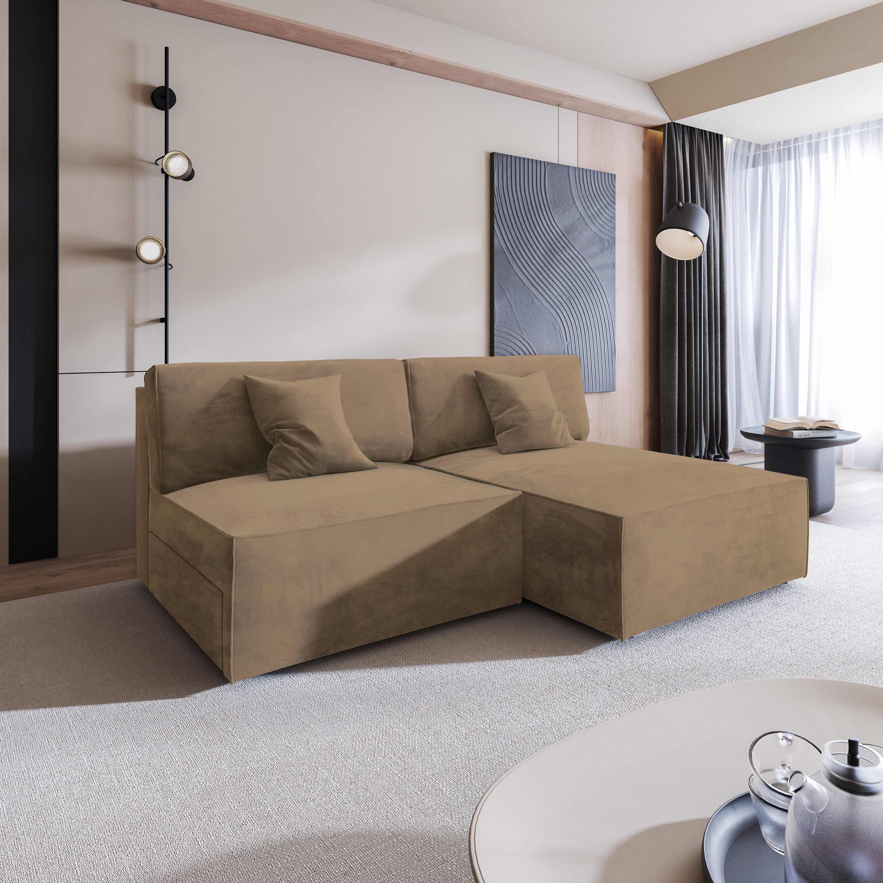 Masseno Ecksofa FIORO mit Schlaffunktion L-Form, günstig online kaufen