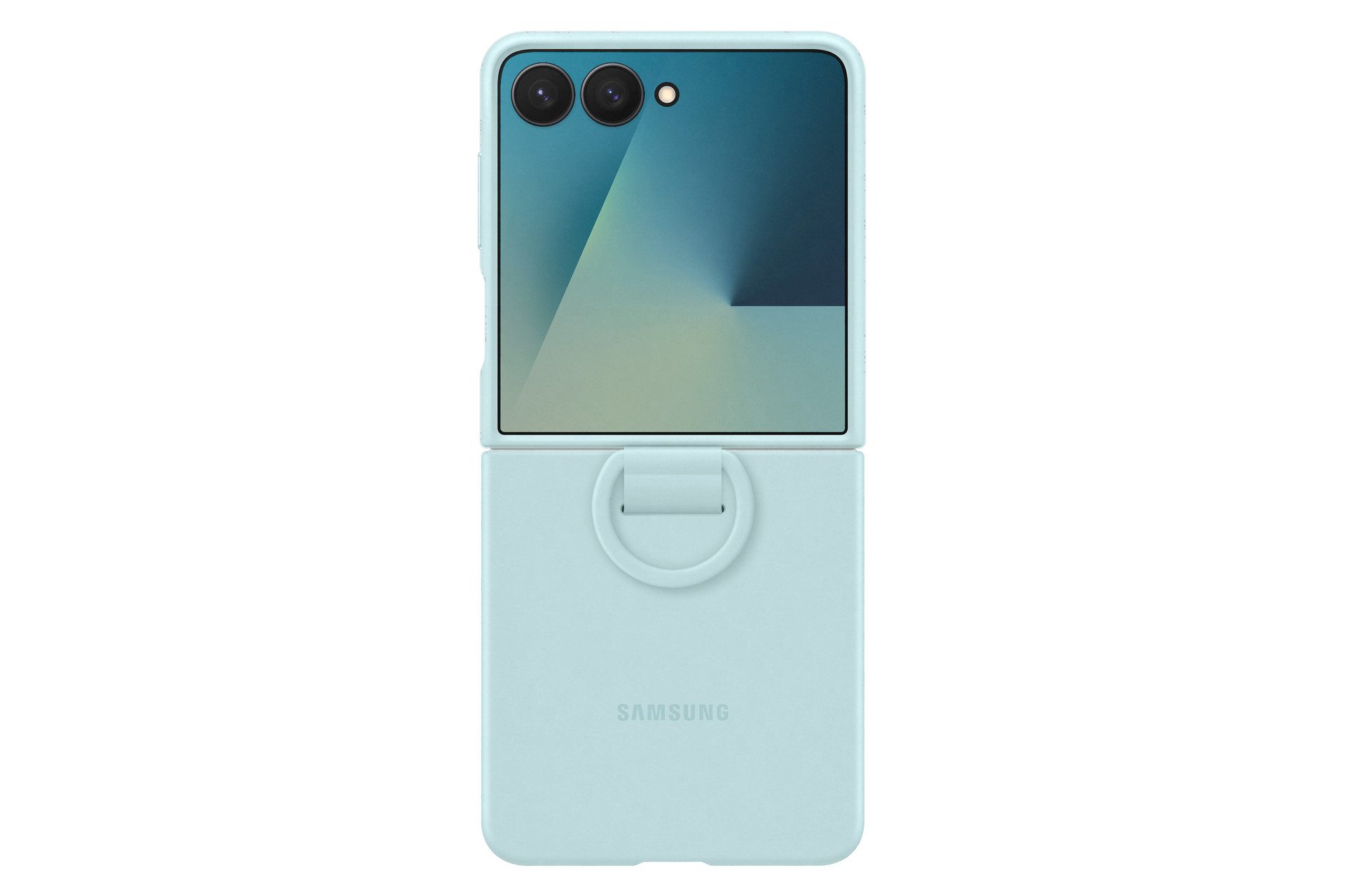 Samsung Handyhülle Ring Case (Silicone) für Samsung Galaxy Z Flip7, Backcover, Schutzhülle, Handyschutzhülle, Case, Schutzcase, stoßfest