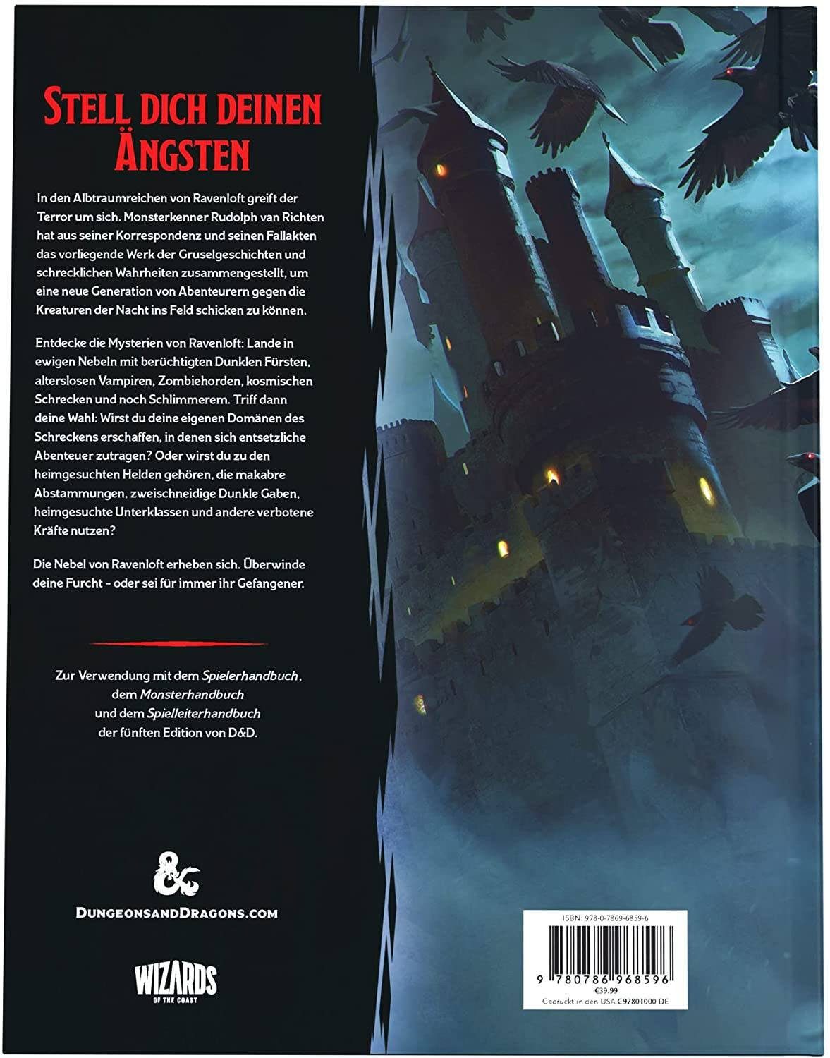 DUNGEONS & DRAGONS Spiel D&D: RPG Adventure Van Richtens Ratgeber zu Ravenloft (deutsch)