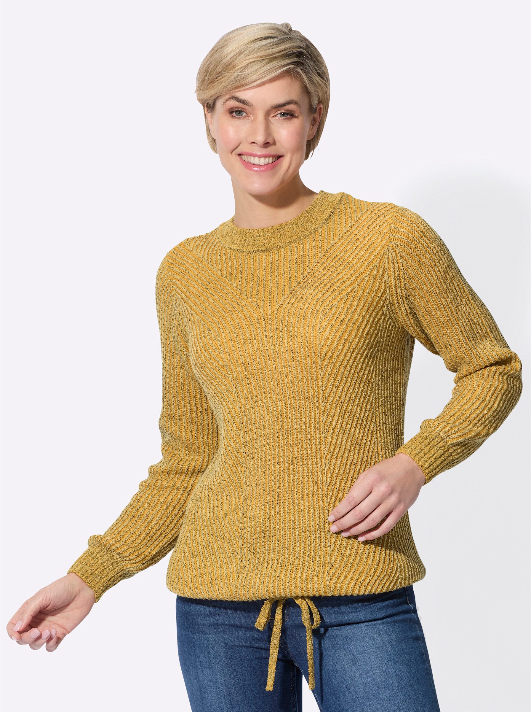 Witt Strickpullover Bouclé-Pullover günstig online kaufen