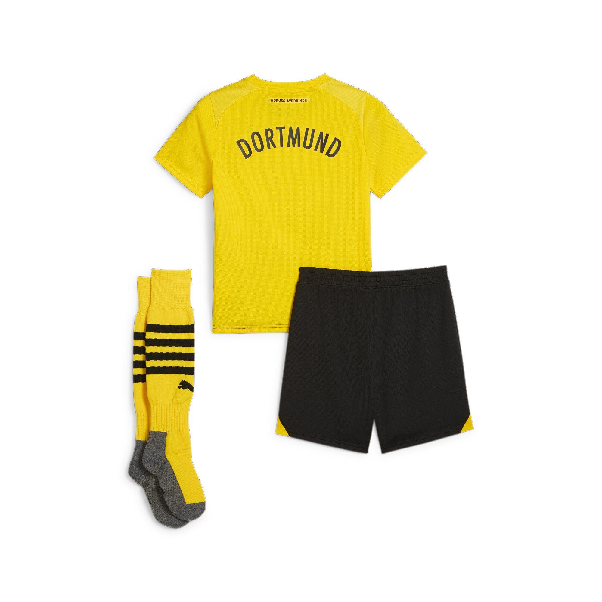 23/24 Borussia Jugendliche Heimtrikot PUMA Mini-Kit Trainingsanzug Dortmund
