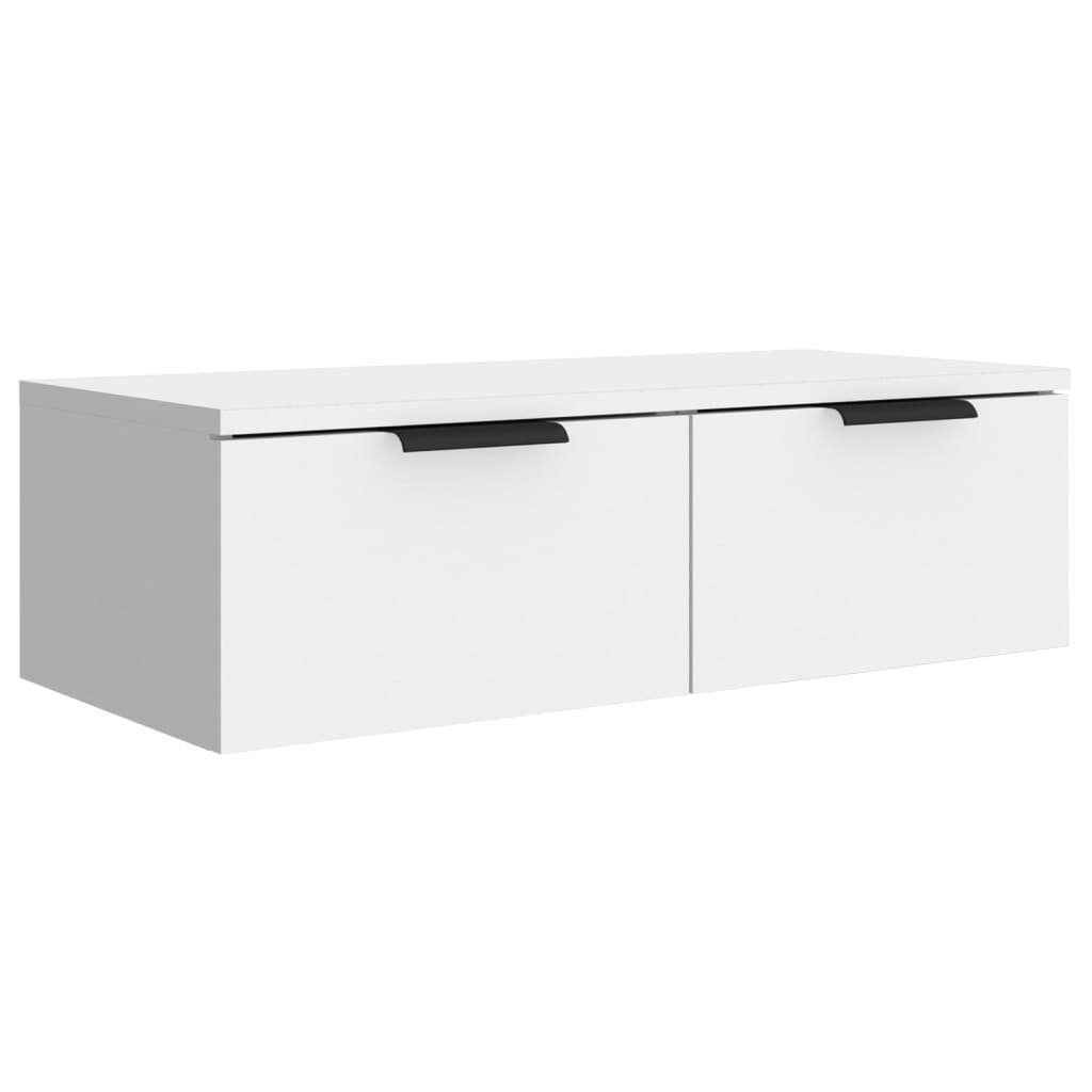 vidaXL Hängeschrank NA Hängeschrank Wandschrank Weiß 68x30x20 cm Spanplatte