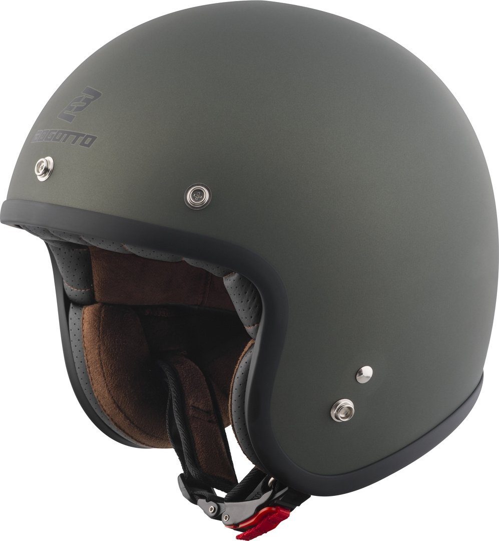 Bogotto Motorradhelm H541 Solid Jethelm, Ratschenverschluss, ECE 22.06