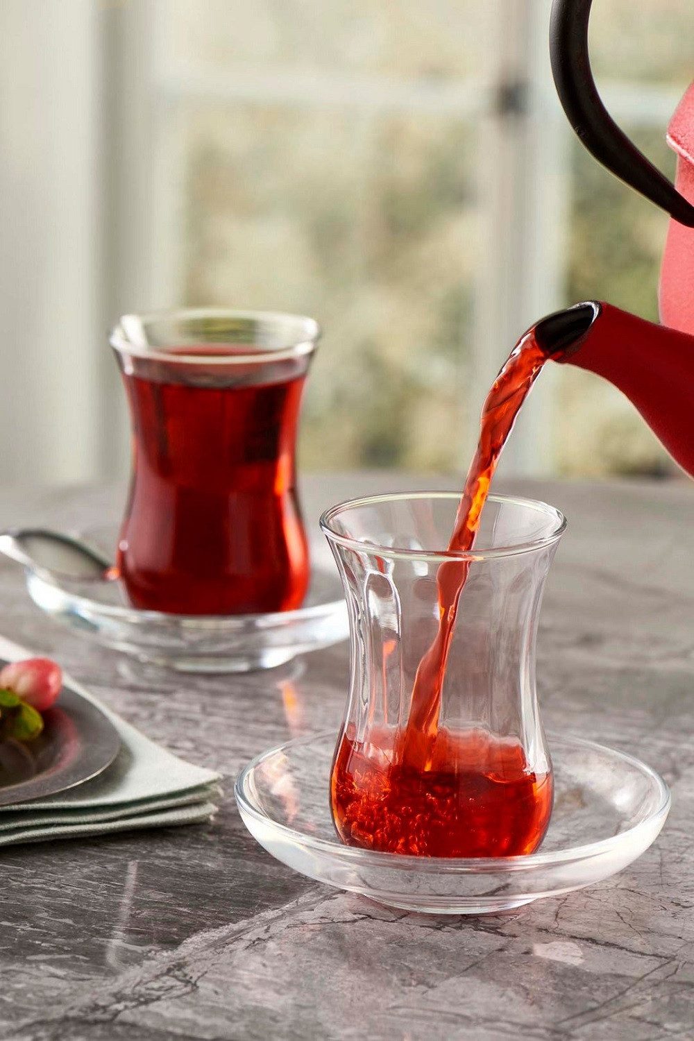 Pasabahce Auflaufform Pasabahce Üsküdar Teeglas 120 ml 12er Set, Glas – Bild 4 von 4