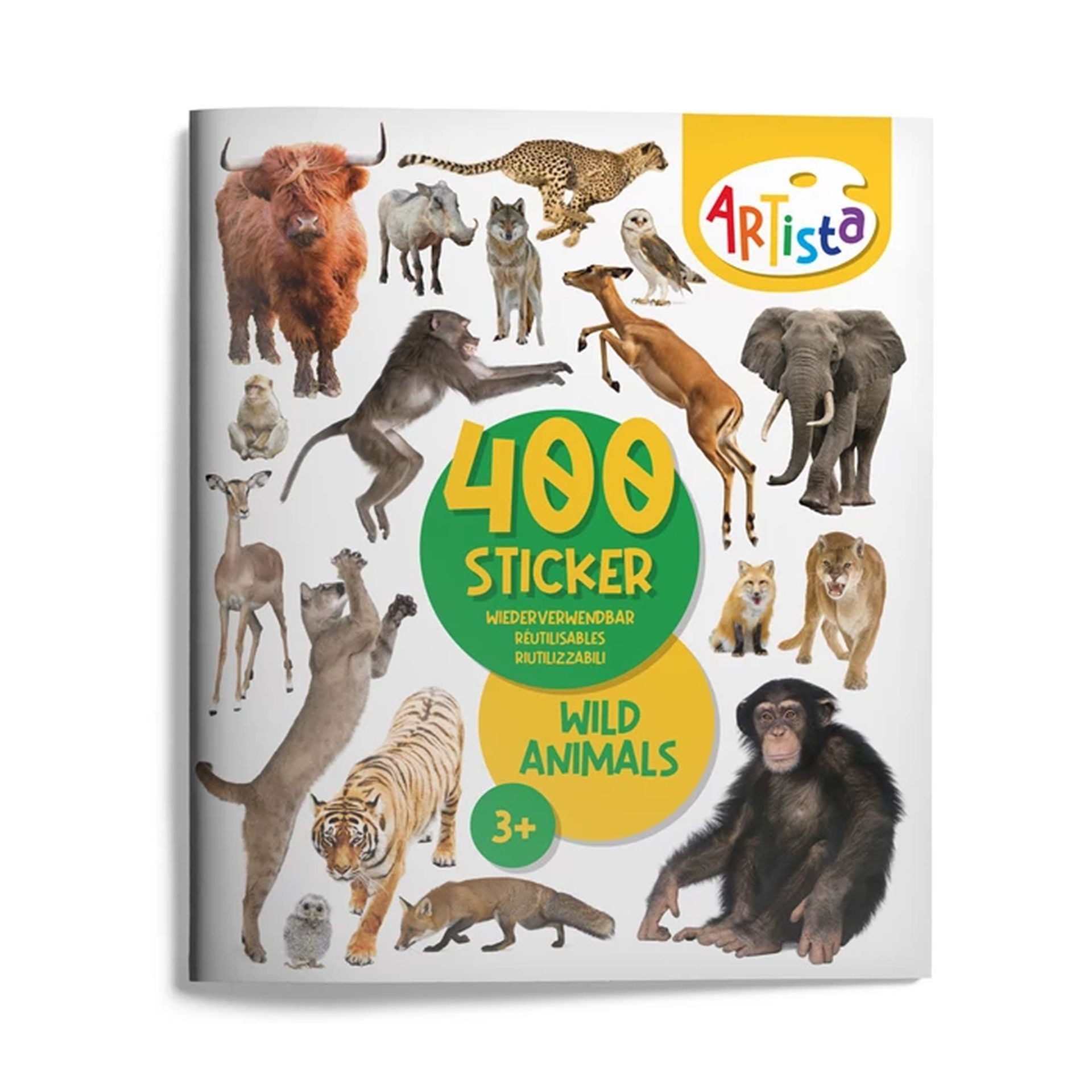 ARTISTA Stickerbuch Stickerbuch Wildtiere (MQ3)