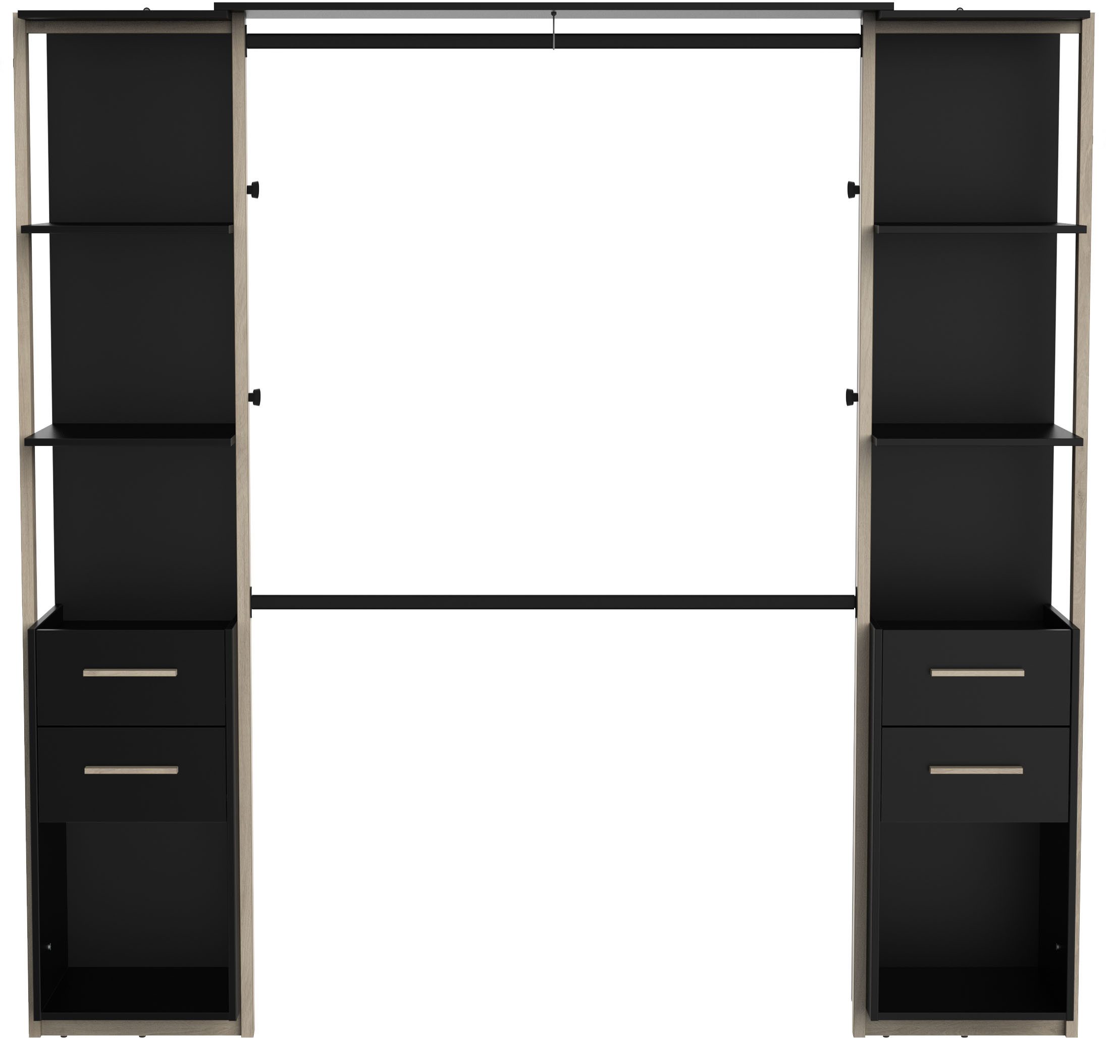 Demeyere GROUP Kleiderschrank MOON Schrank Organizer Schrank organizer mit Aufbewahrungsflächen