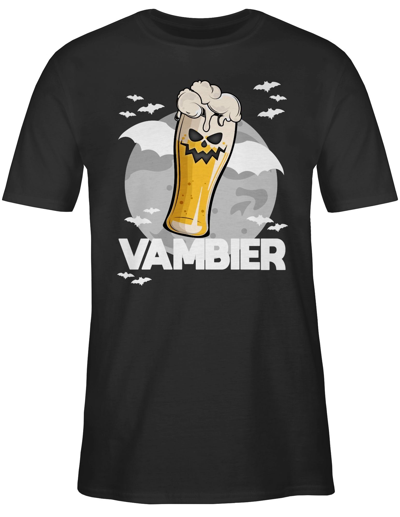 Shirtracer T-Shirt Vambier Bier Kostüme Schwarz Geschenk Herren 01 Zombie Halloween