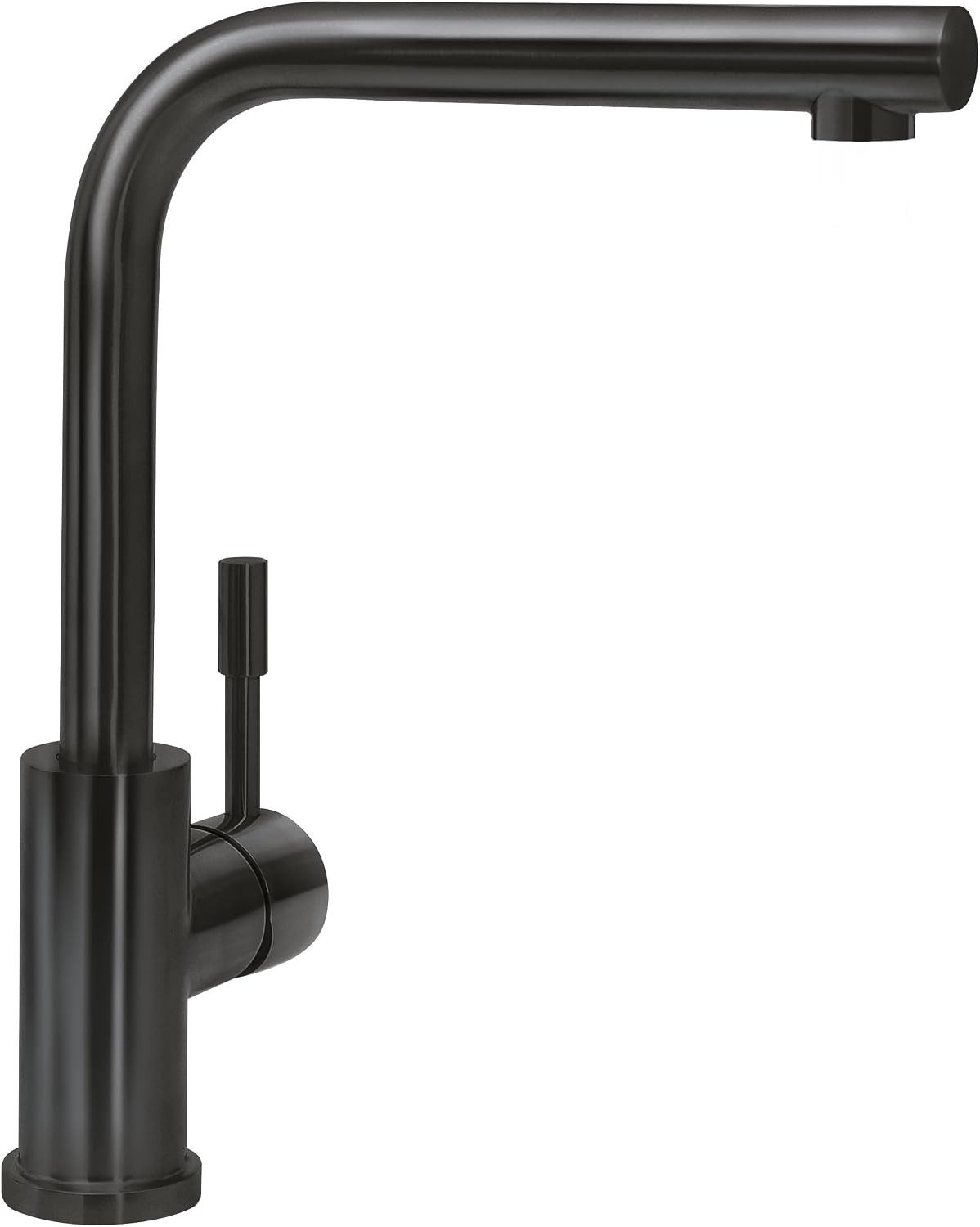 Villeroy & Boch Küchenarmatur Modern Steel Hochdruck, wassersparend, 360° Schwenkbereich, Kaltstart