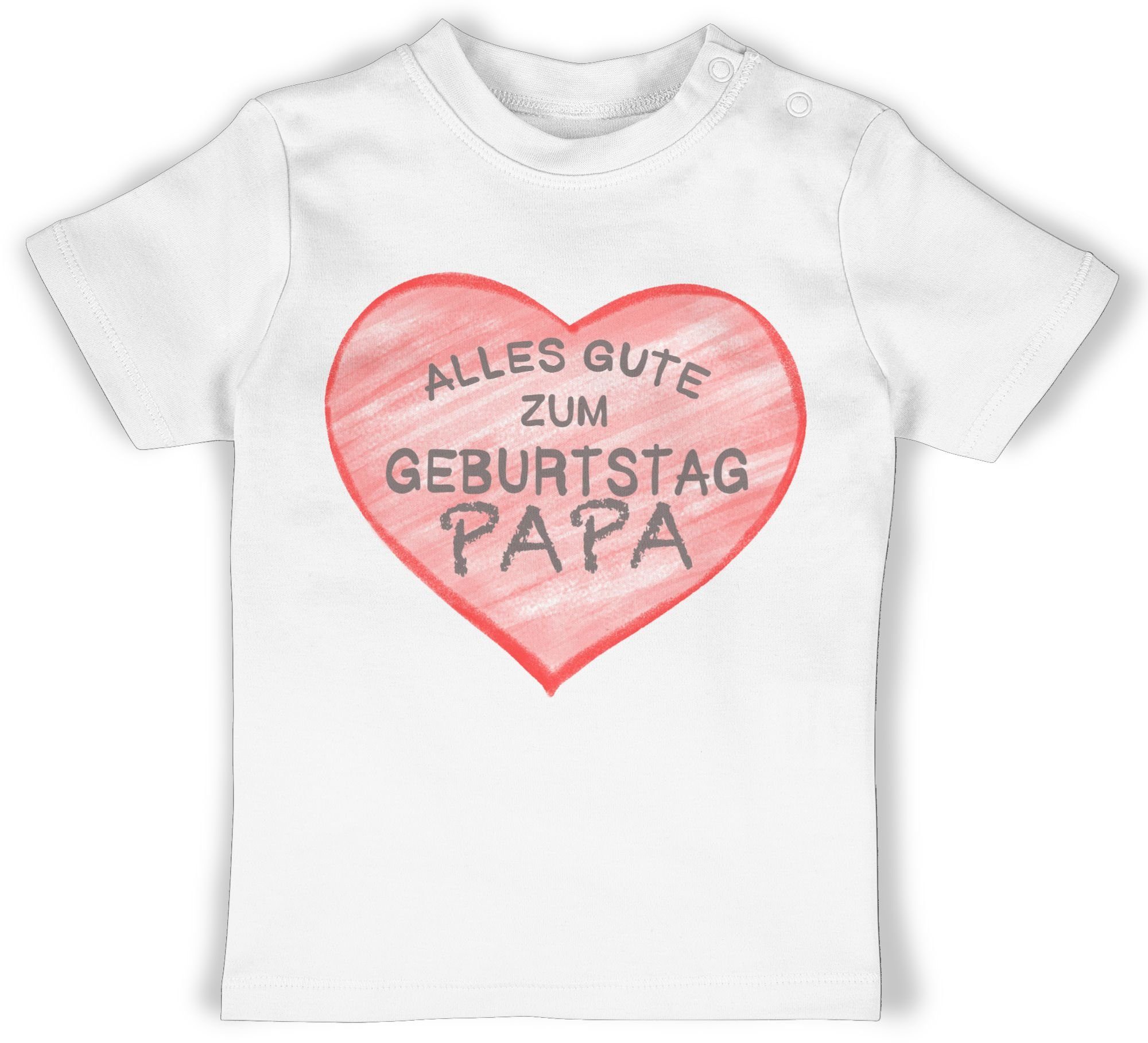 Papa Weiß 1 Sprüche Geburtstag Baby Shirtracer T-Shirt zum gute Alles