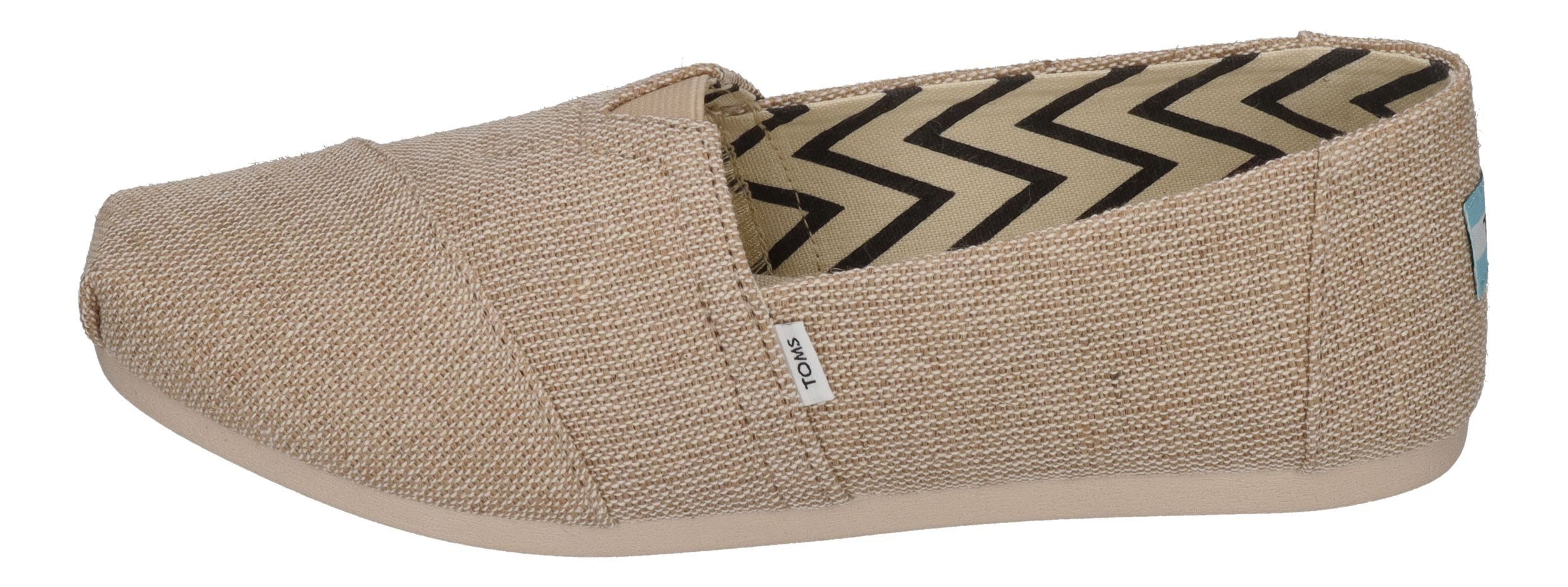 TOMS ALPARGATA Espadrille Natural Undyed Heritage Canvas