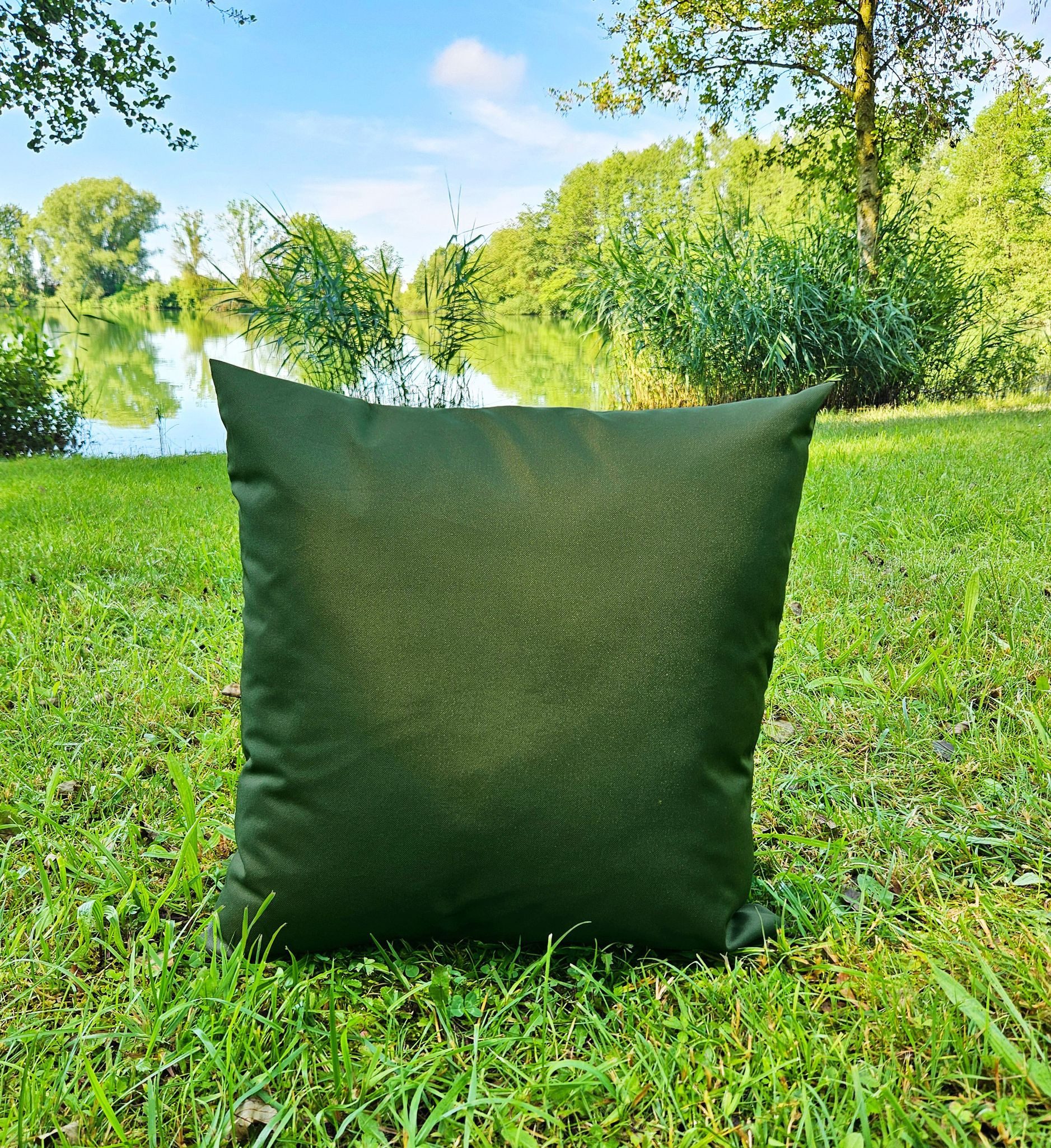 JACK Kissenbezüge 2er Set 50x50cm Outdoor Wasserfest, (2 Stück), 2x Kissenhülle, strapazierfähig, wasserabweisend, Innen & Außen