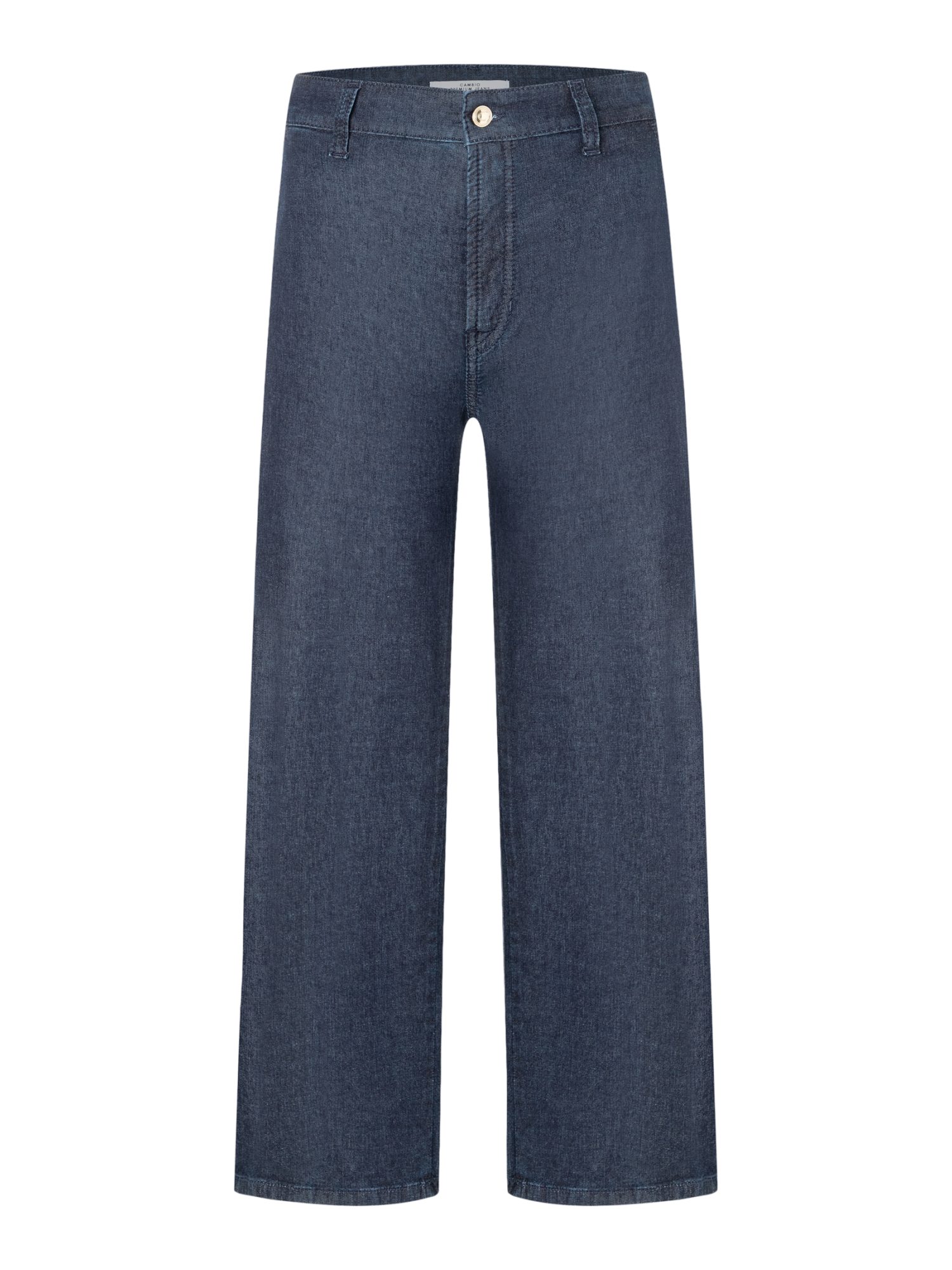 Cambio Stretch-Hose blau, Casual, Baumwolle, Unifarben, Regular Fit, Mittel