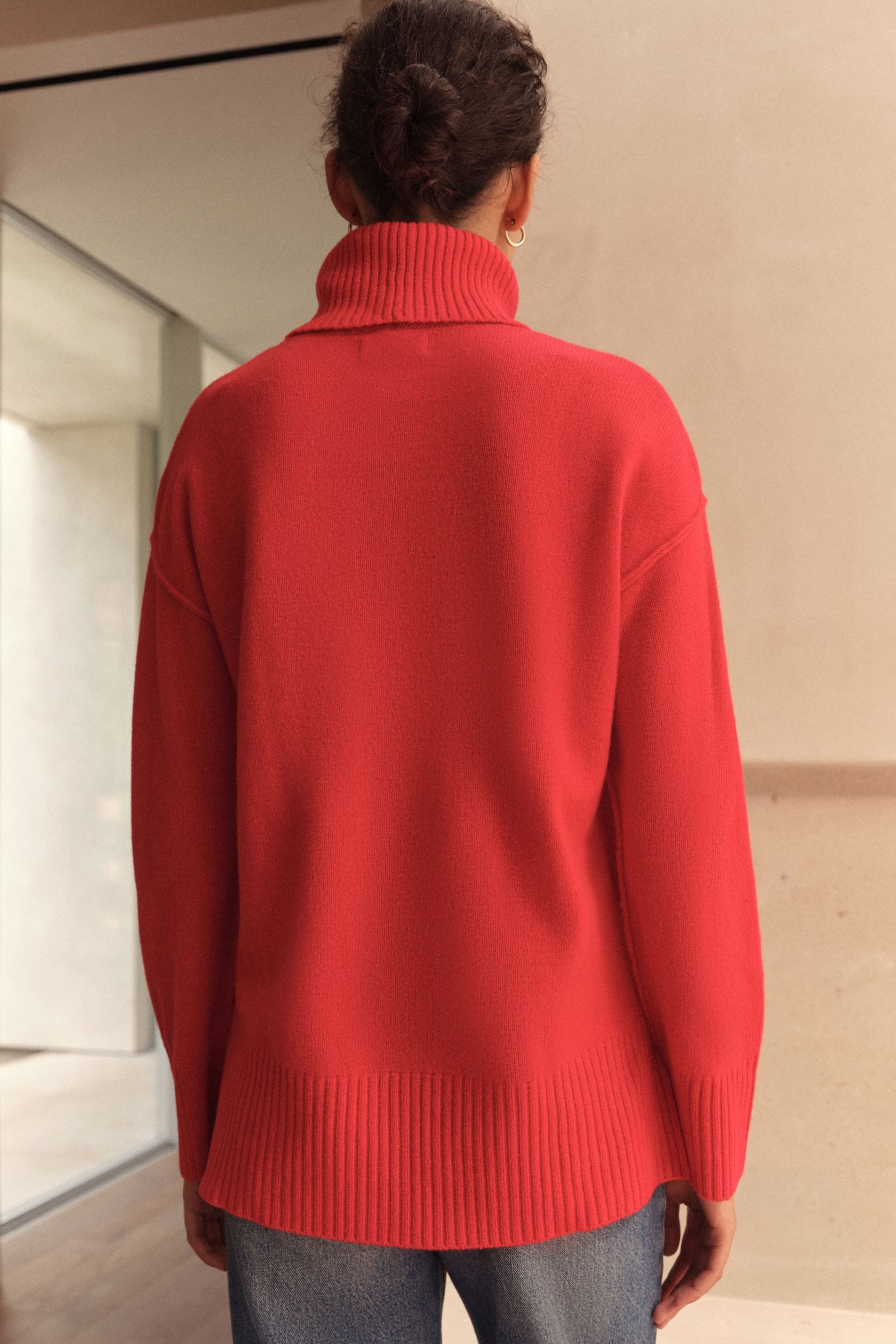 Next Strickpullover N. Premium Rollkragenpullover aus Merinowolle (1-tlg) günstig online kaufen