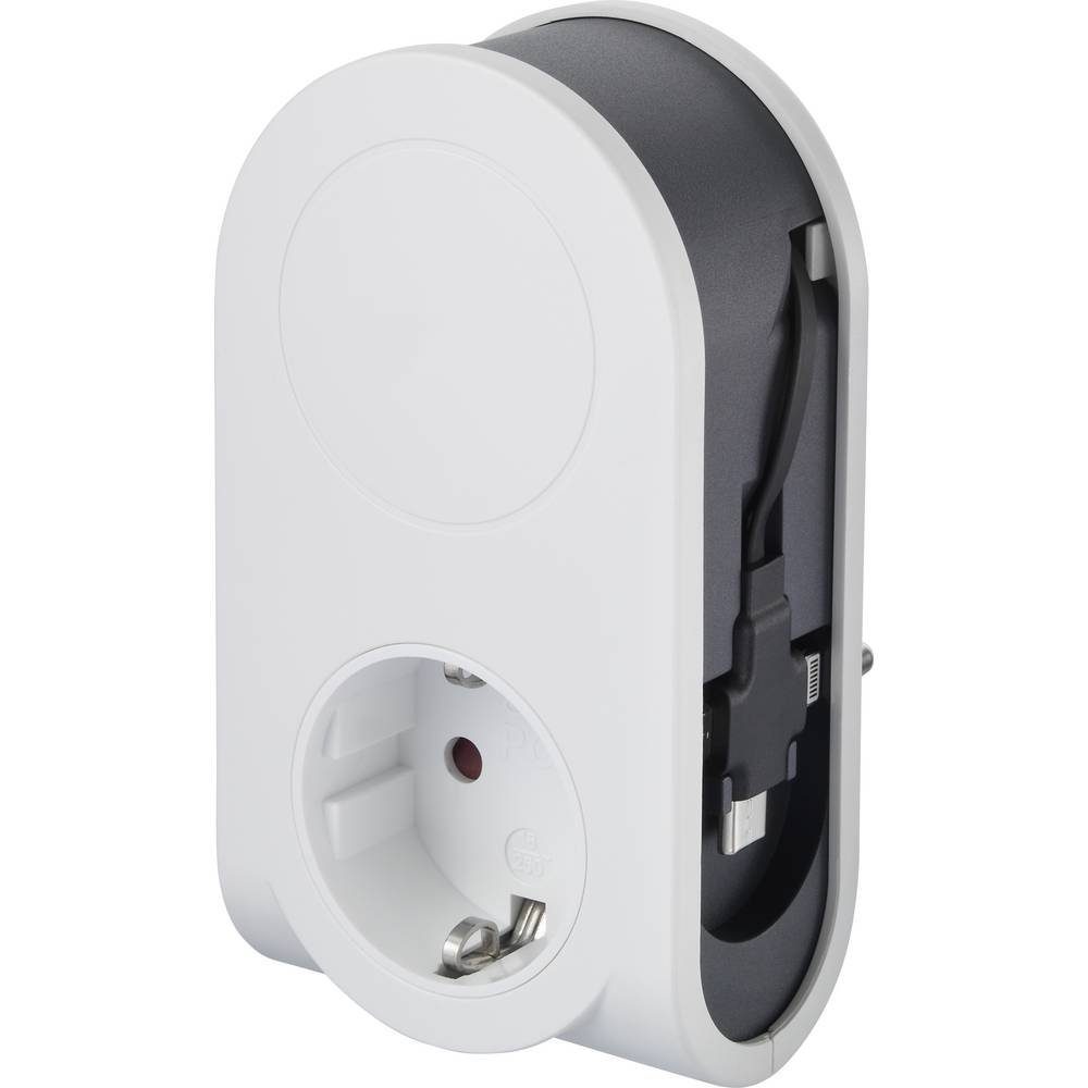 Steckdose USB Ladeadapter mit Ladekabel