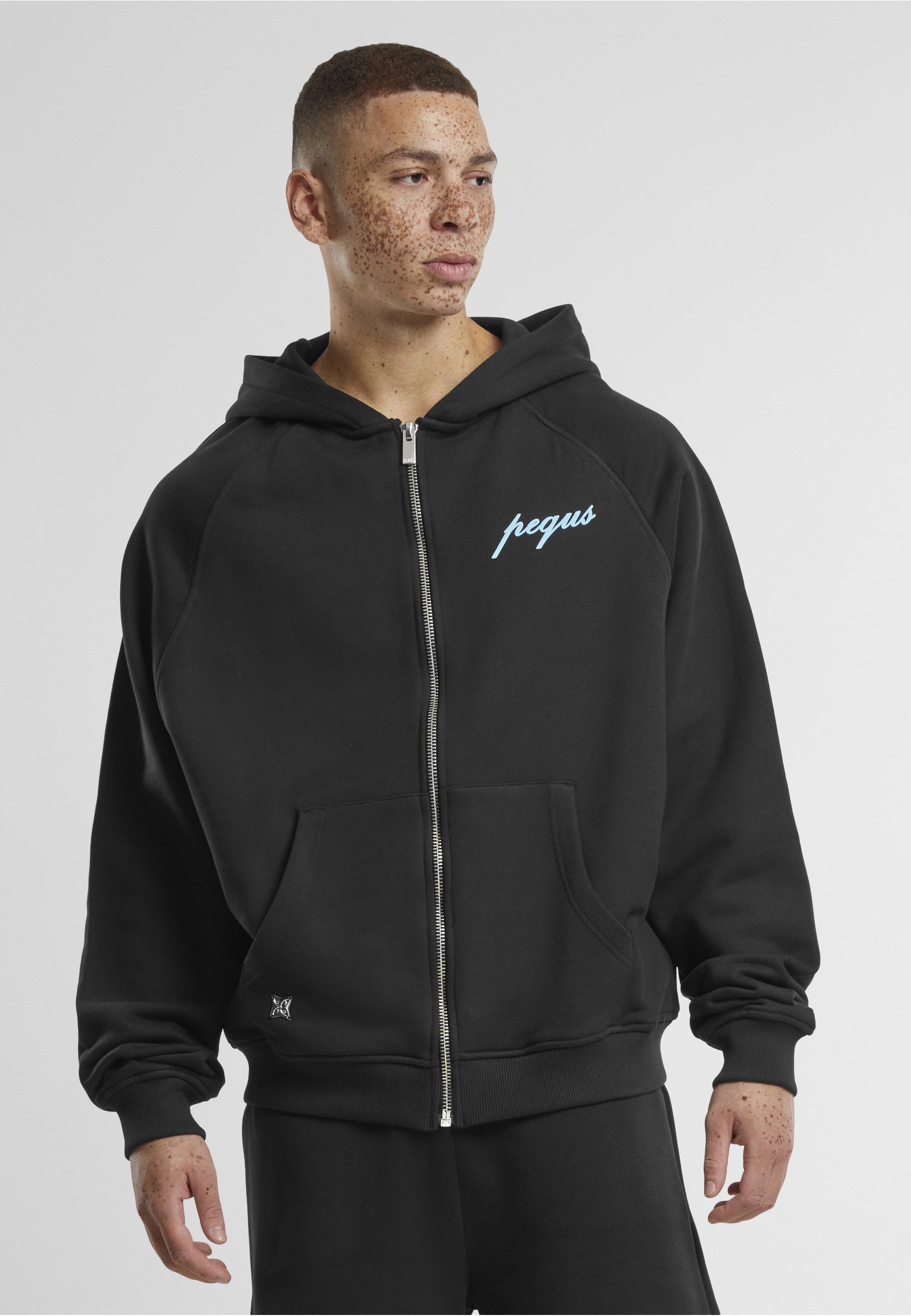 PEQUS Sweatjacke PEQUS PEQUS A Paradise Beach Club Back Logo Zip-Hoodie